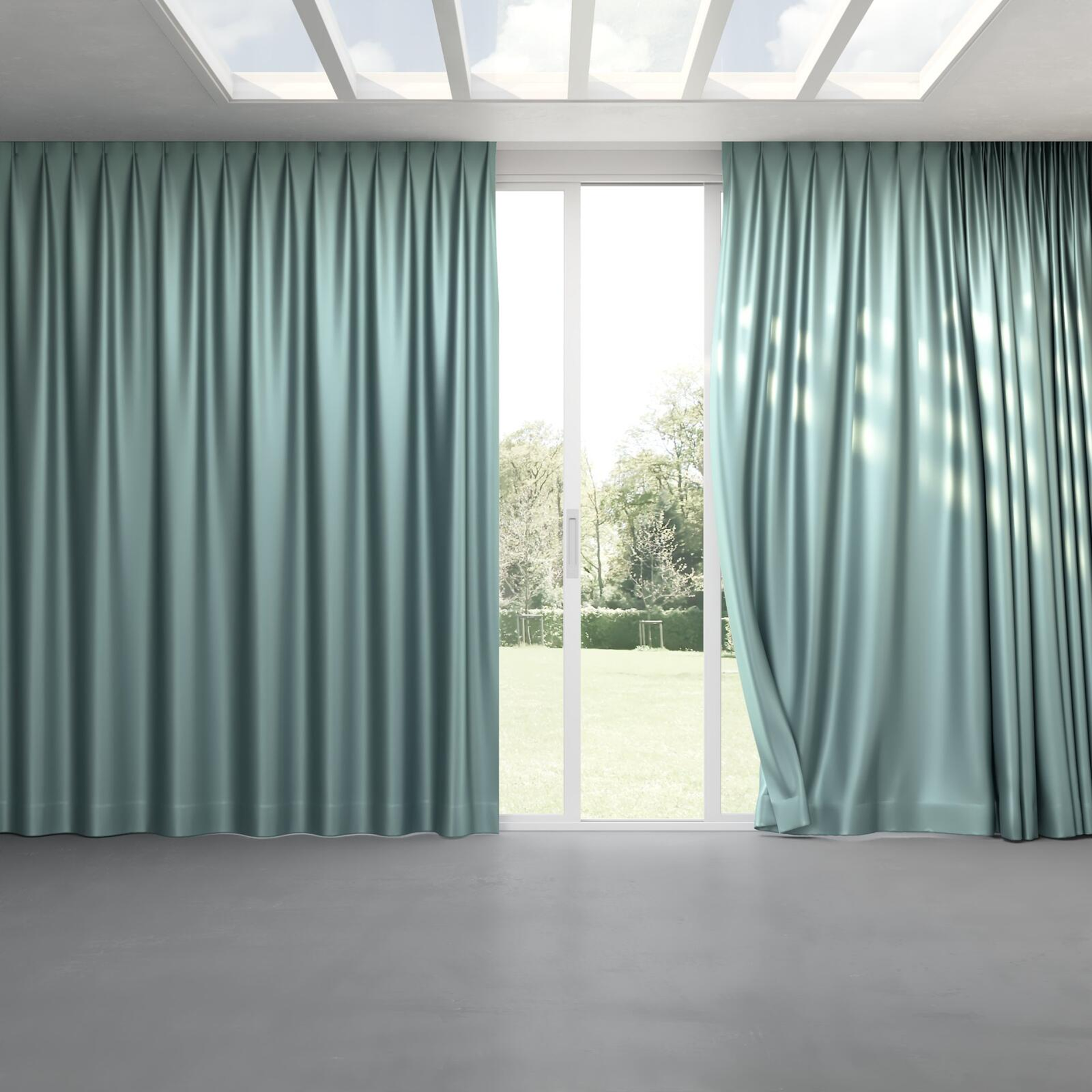 Full view of North Face Spa, pinch pleat