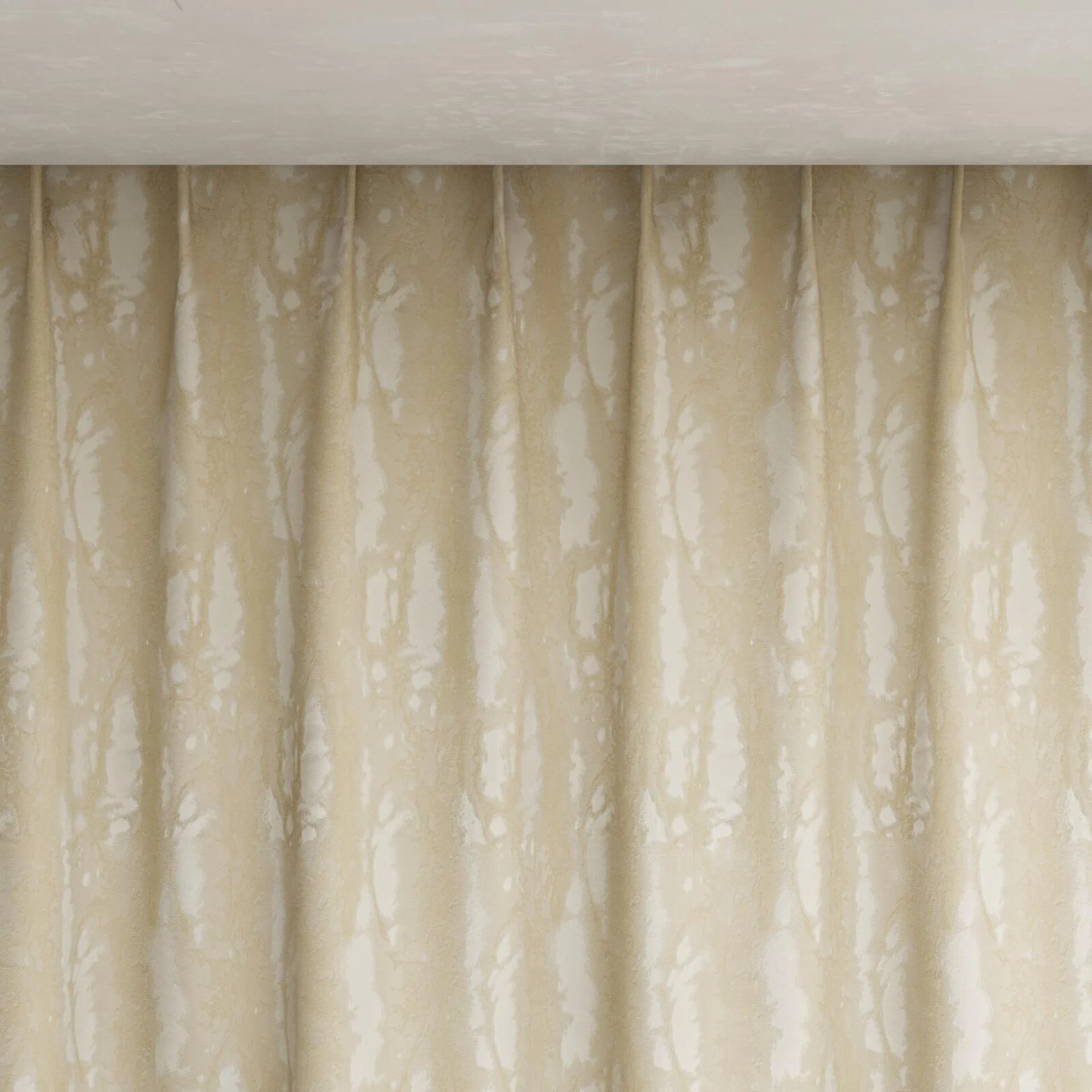 Top view of Anthology Putty, pinch pleat