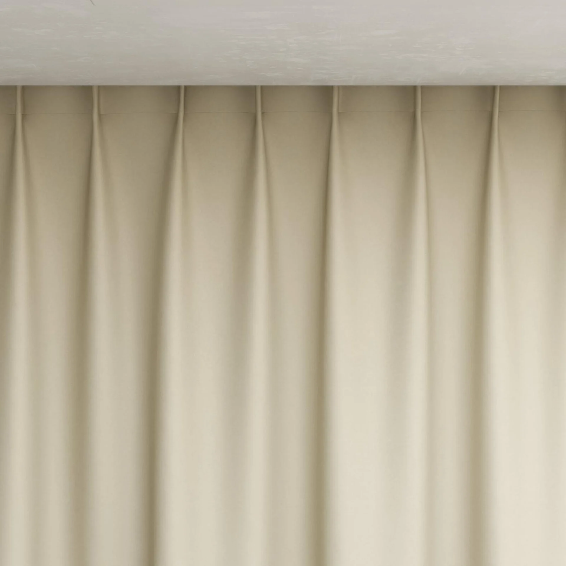 Top view of Re-Vive Gold, pinch pleat