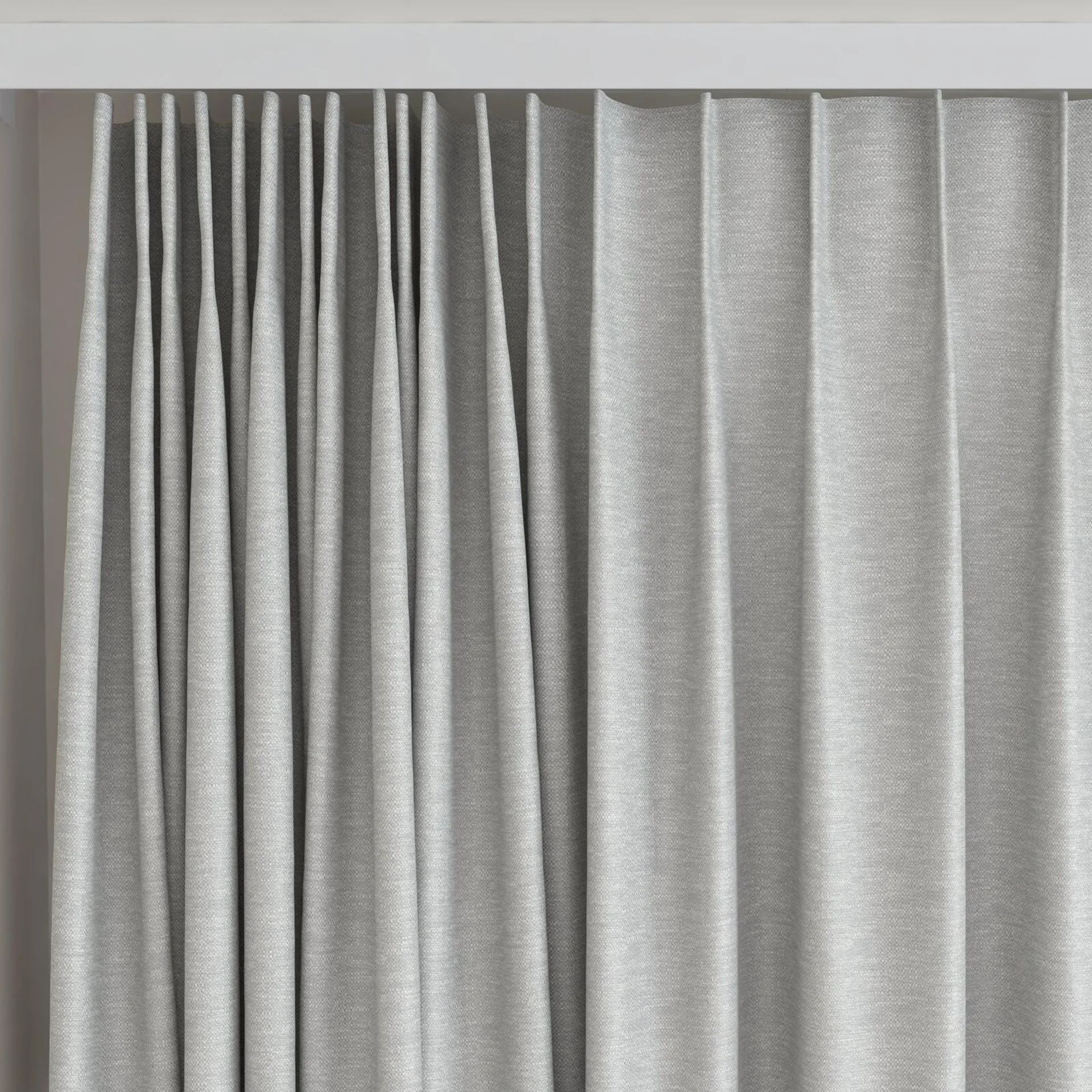 Top view of Colourwash Eco Penguin, on curtain rail