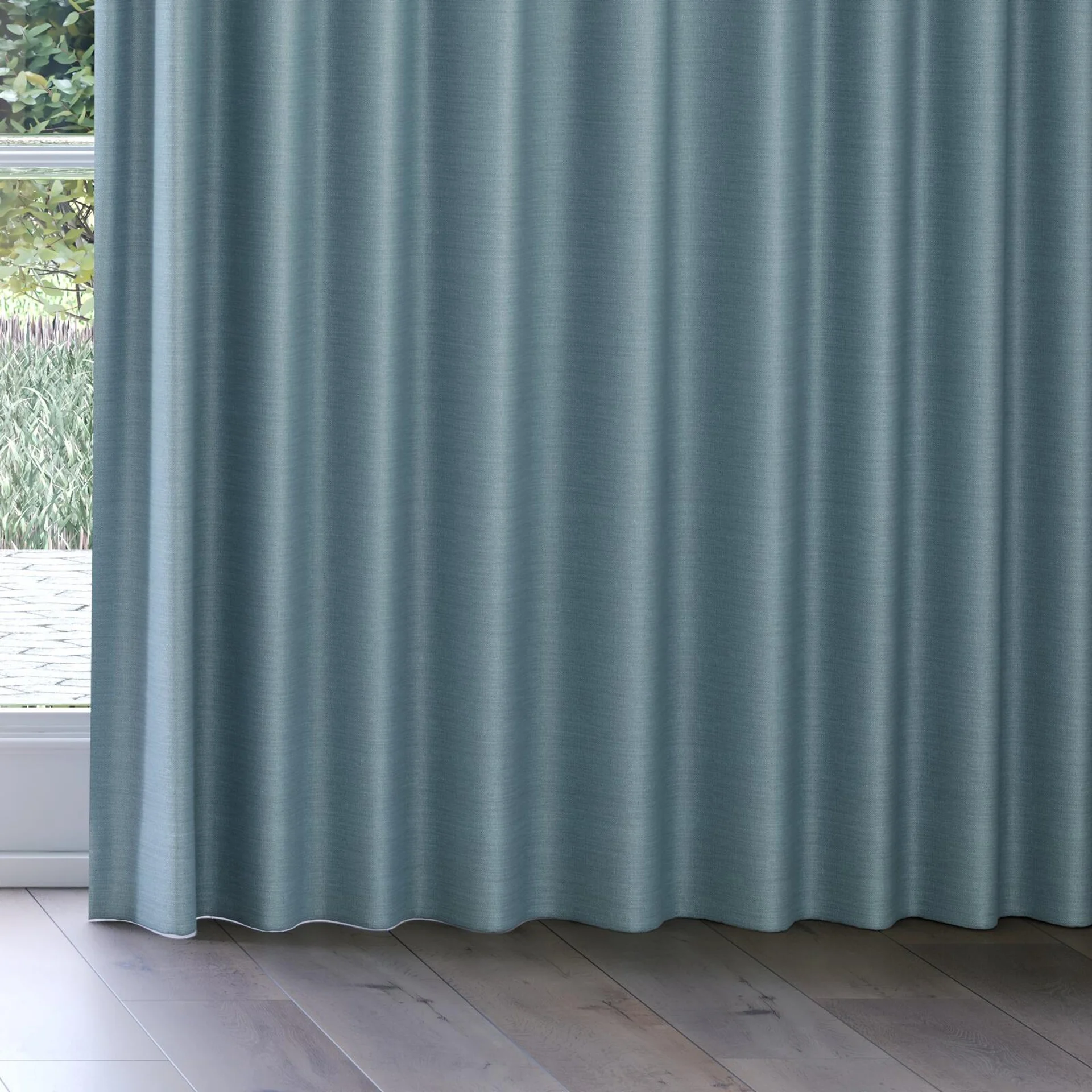 Bottom view of Linex Cloud, on curtain rail