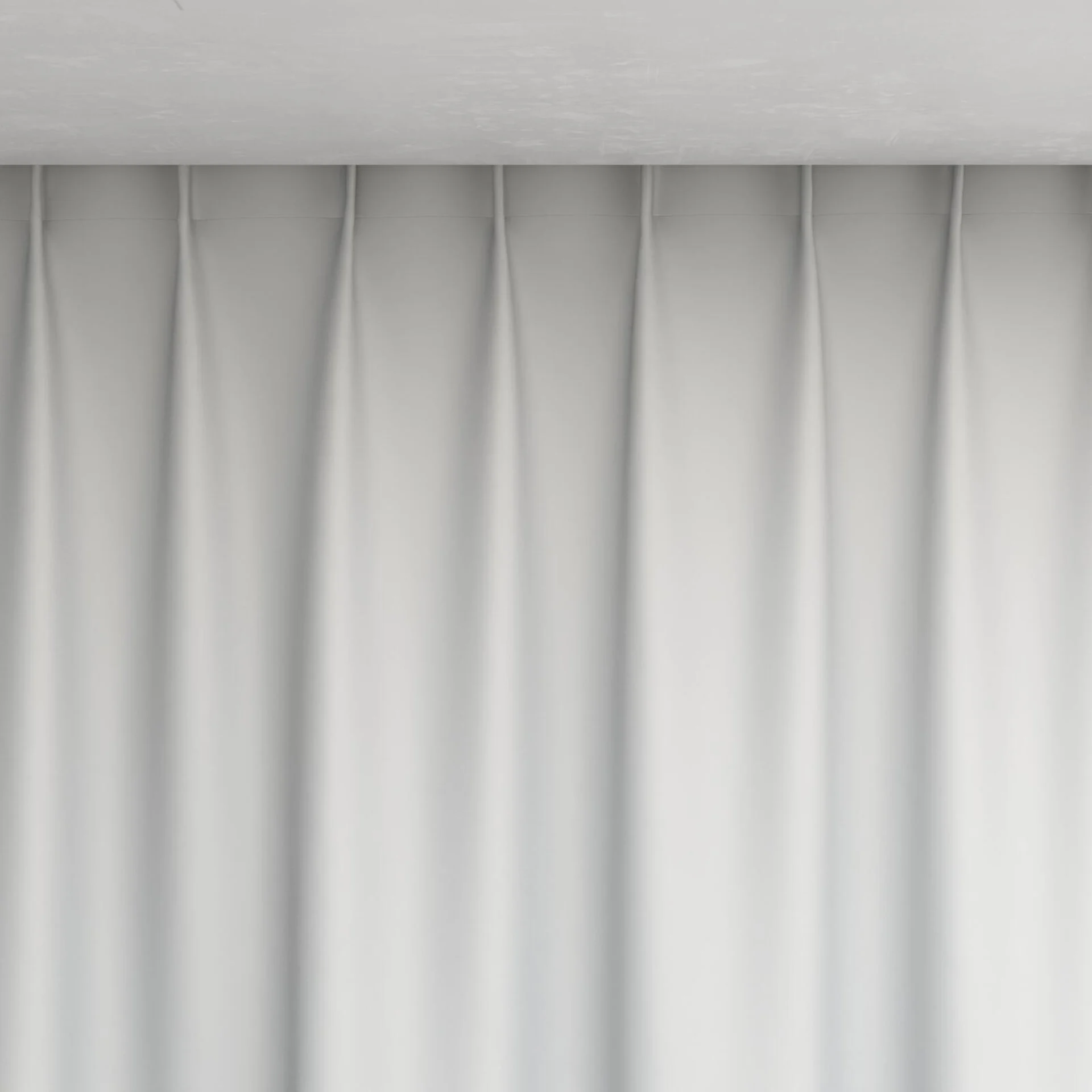 Top view of Stellar Blackout Fog, pinch pleat