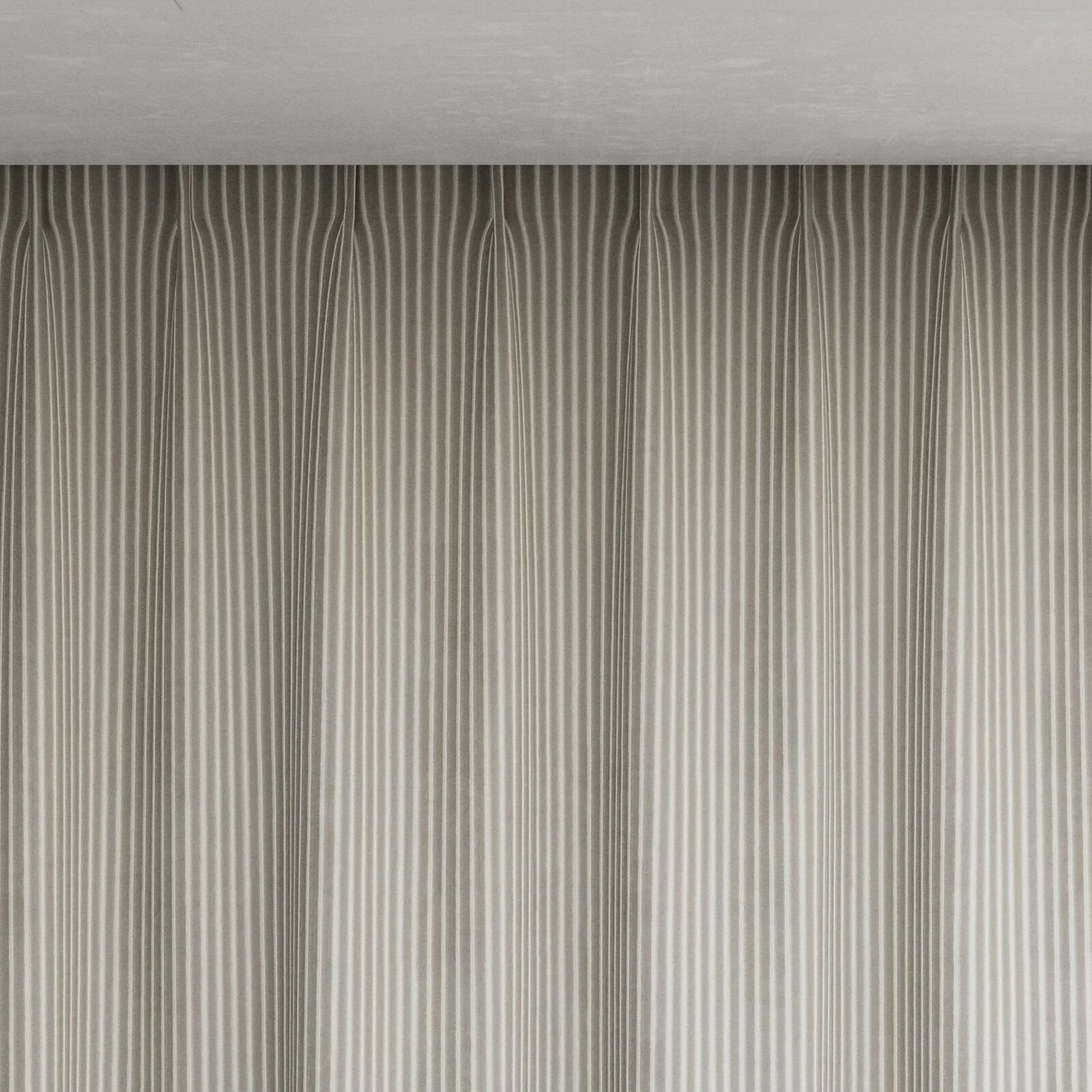 Top view of Embrace Chinchilla, pinch pleat