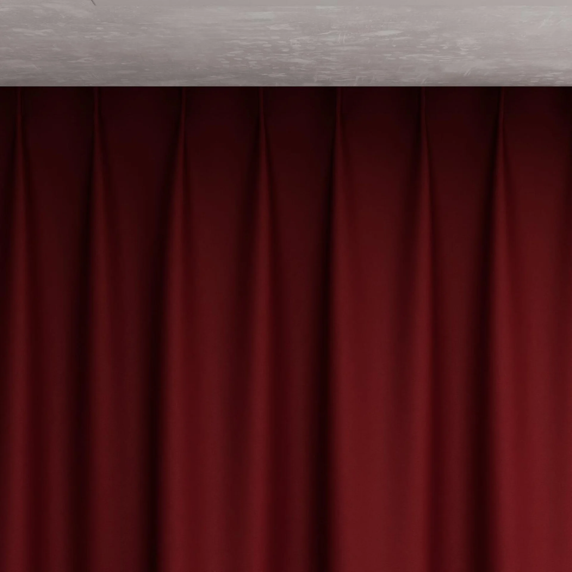 Top view of Woolskin Bordeaux, pinch pleat