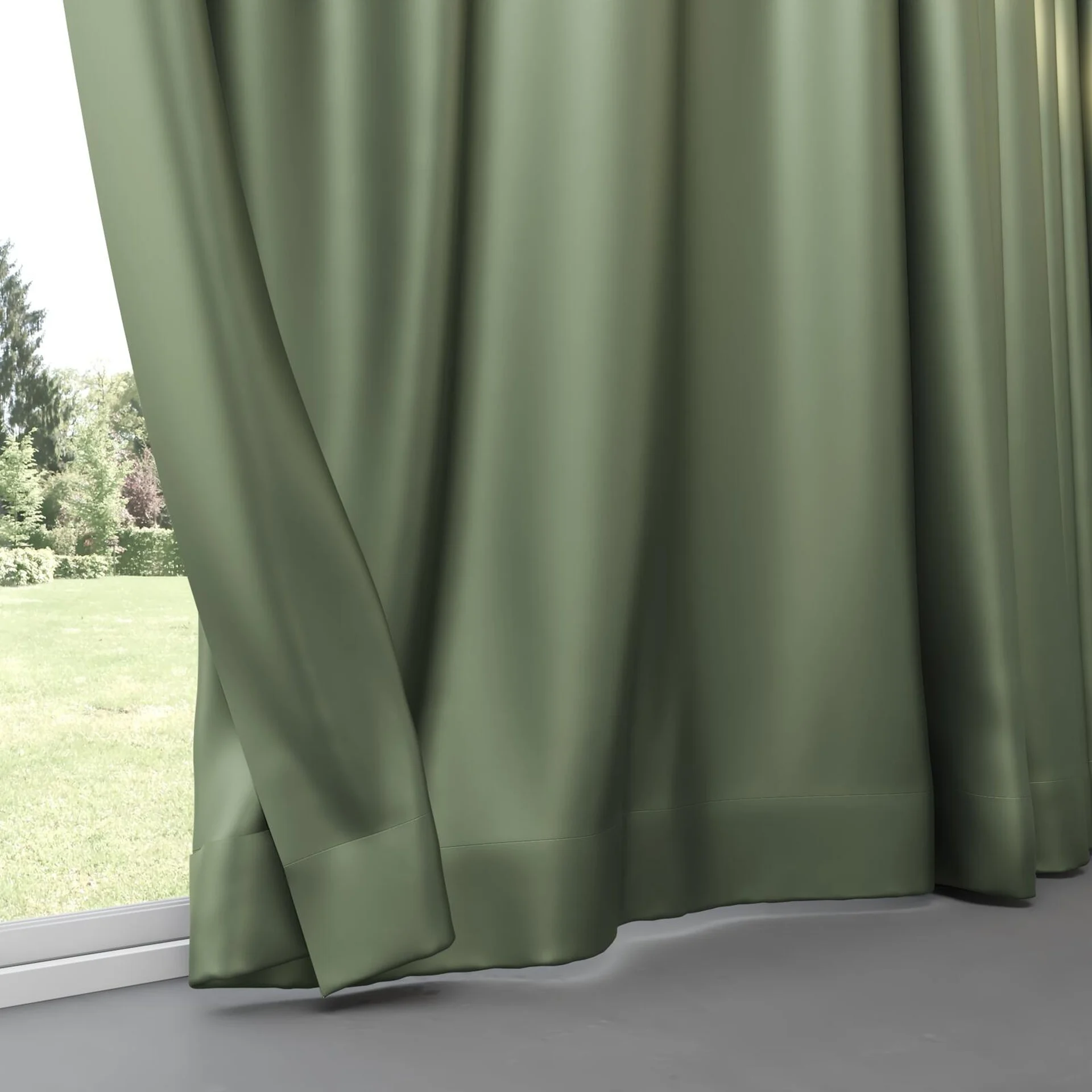 Bottom view of North Face Sage, pinch pleat