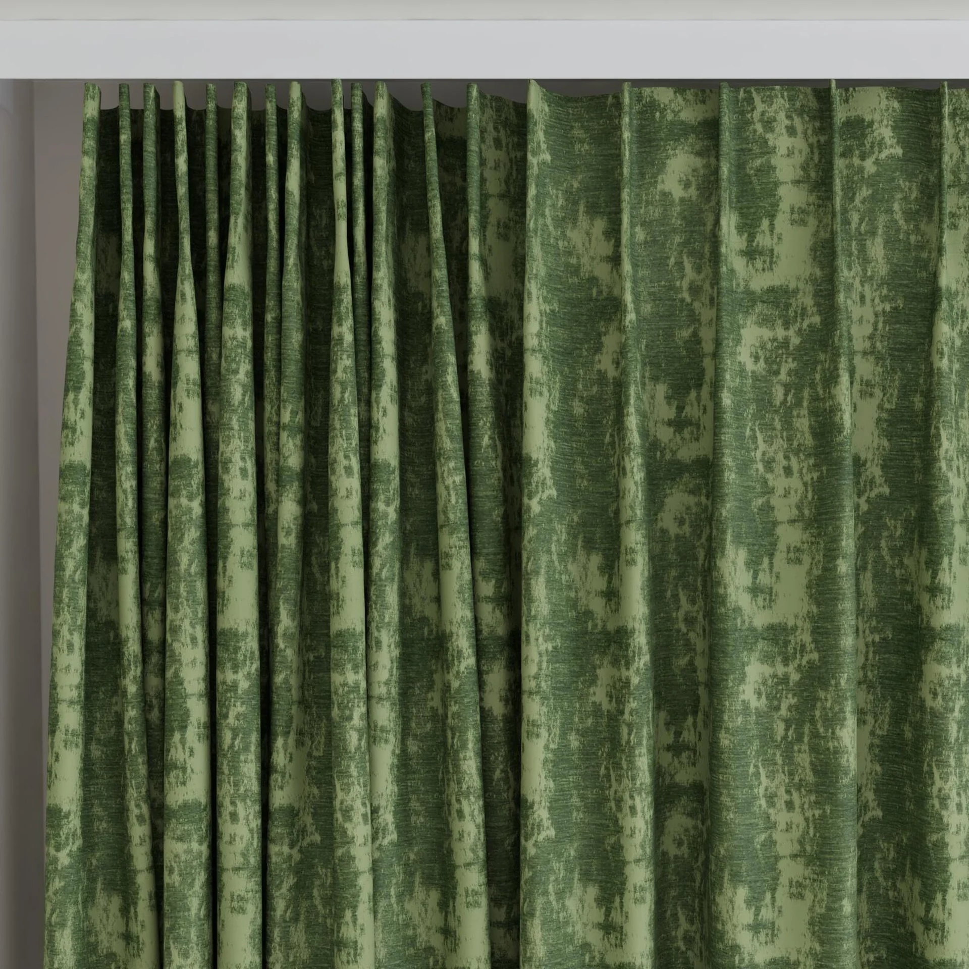 Top view of Innovation Sage, on curtain rail