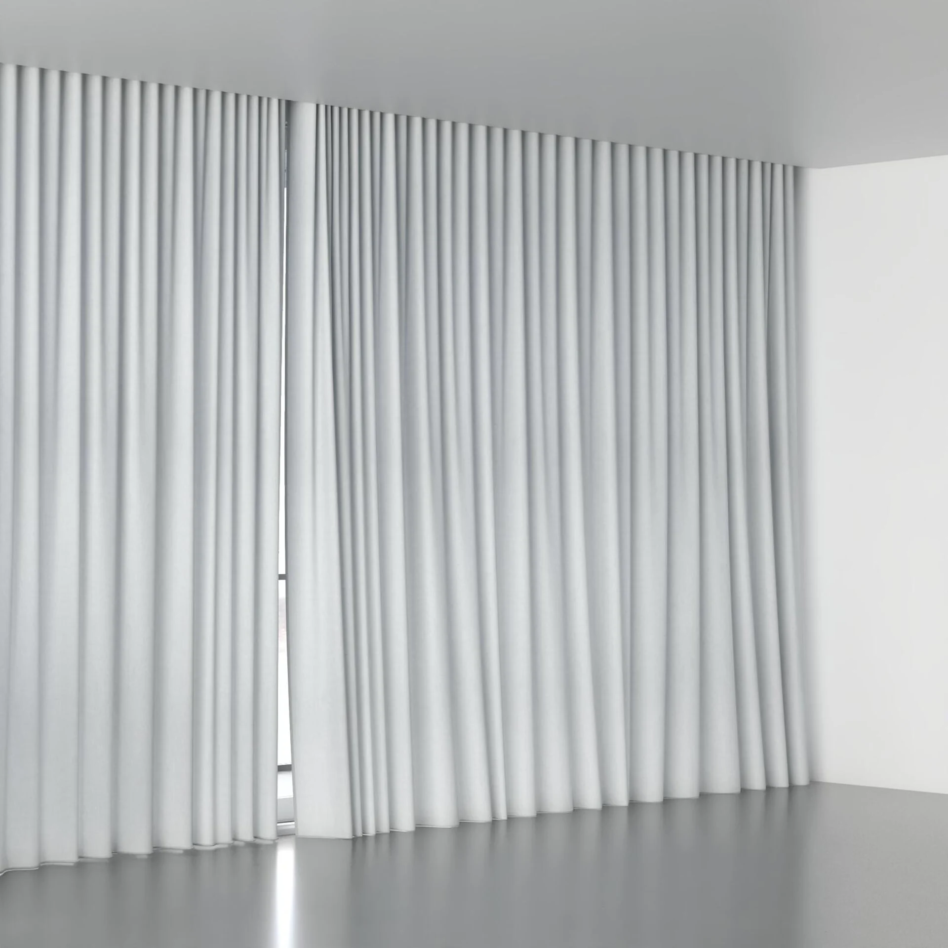 Full view of Ophelia Fog, wave pleat