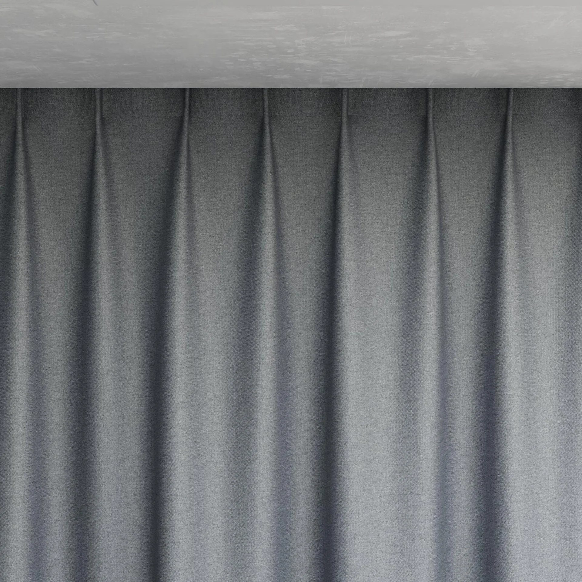 Top view of Grove Aluminium, pinch pleat