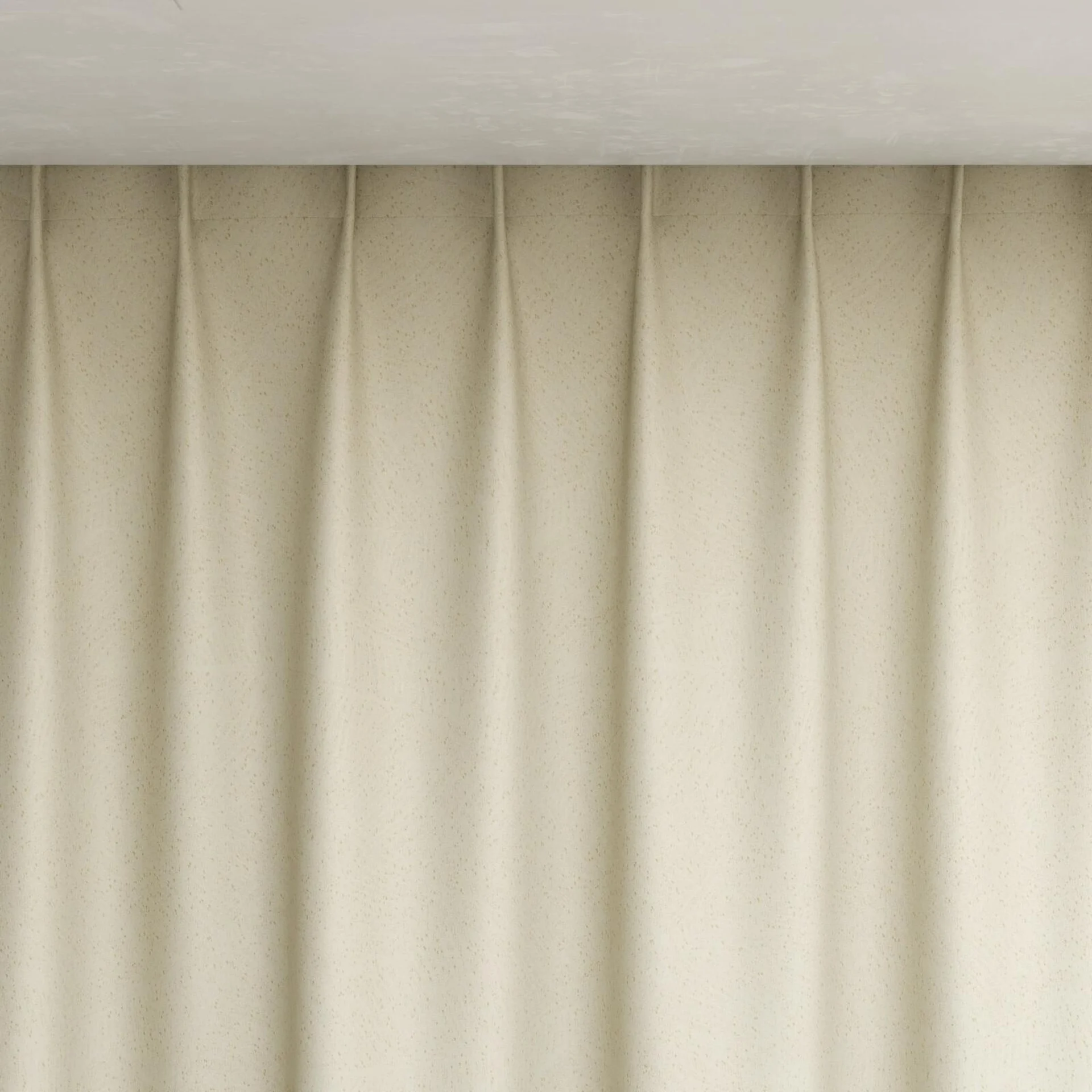 Top view of Umbra Sesame, pinch pleat