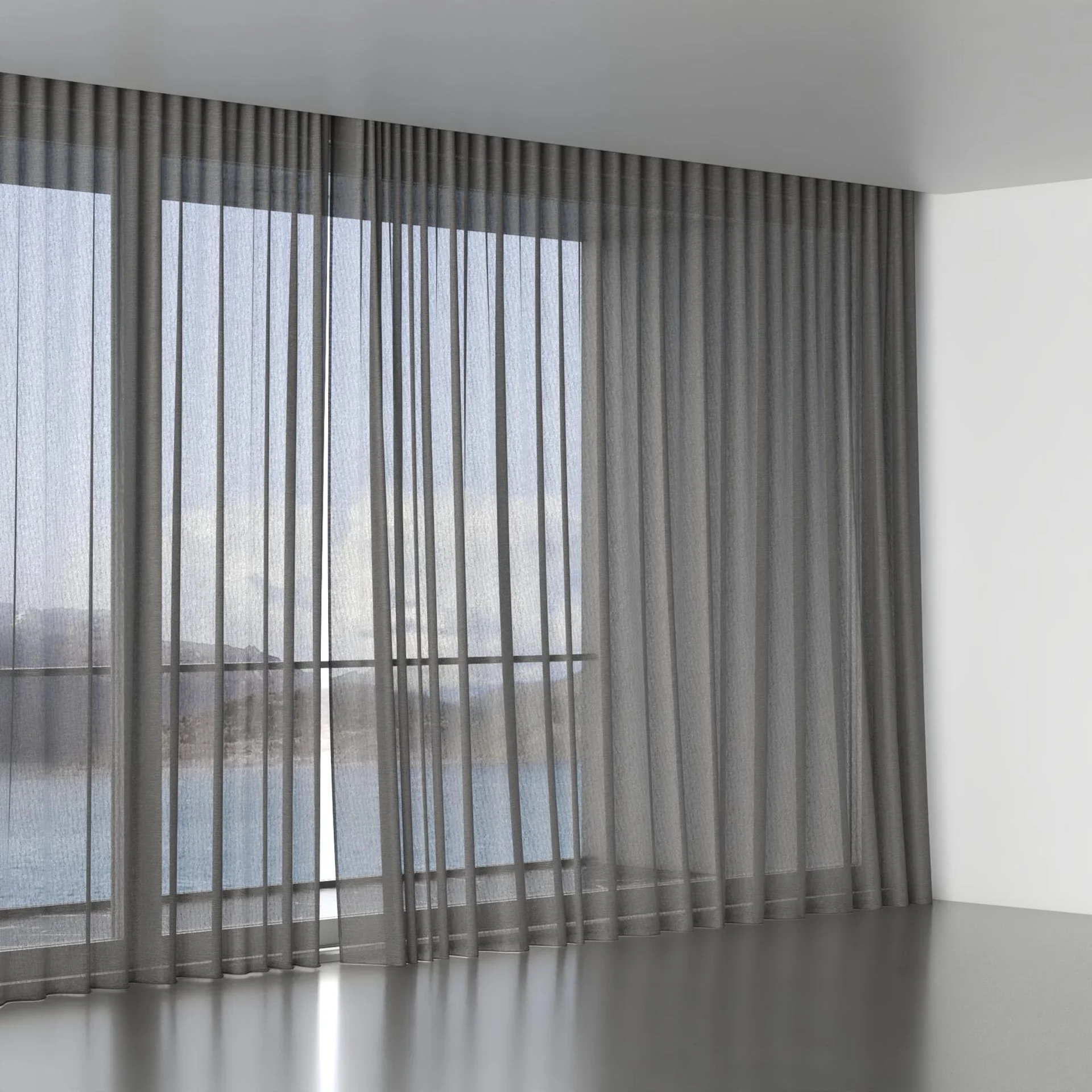 Full view of Alcova Chess, wave pleat