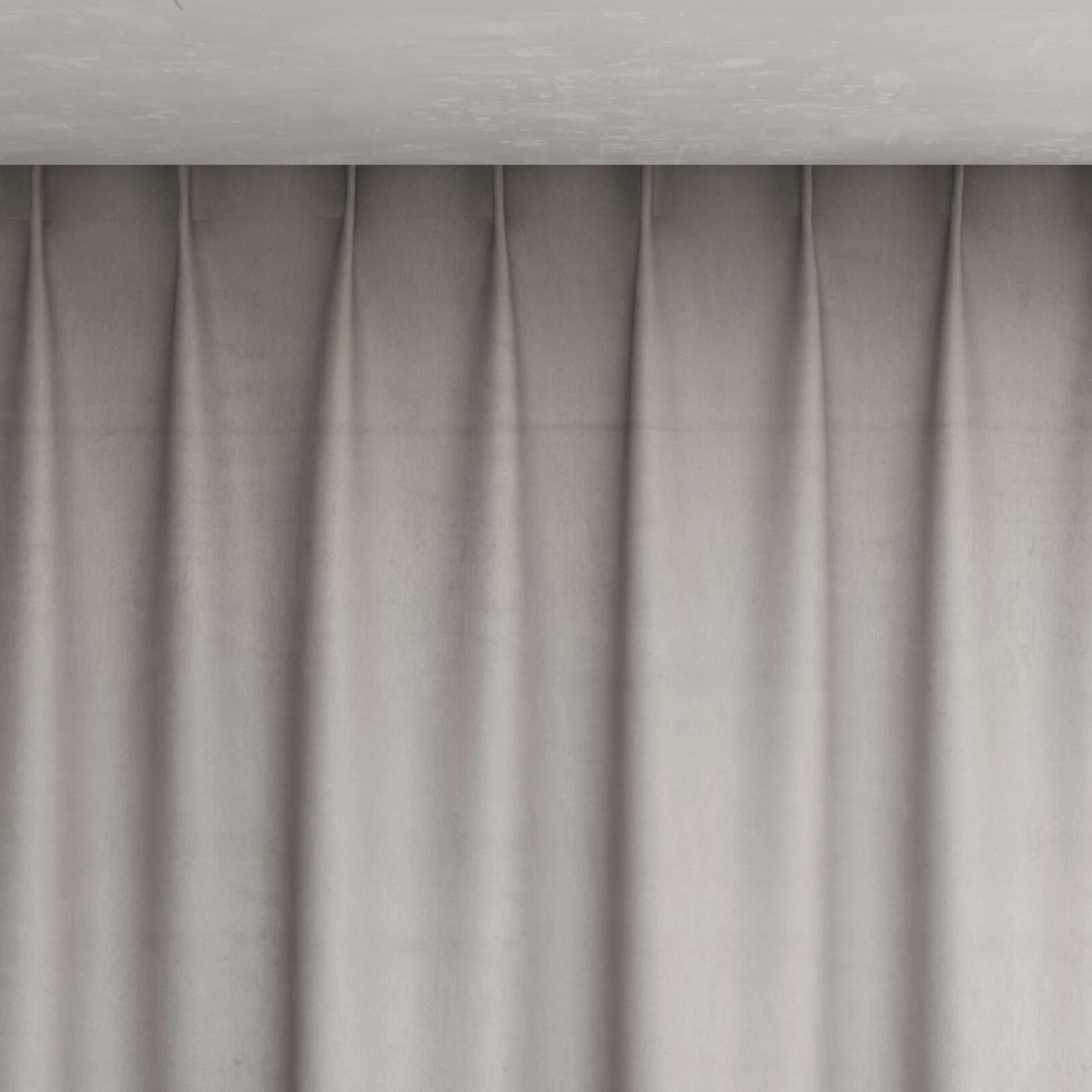 Top view of Warlock Metal, pinch pleat