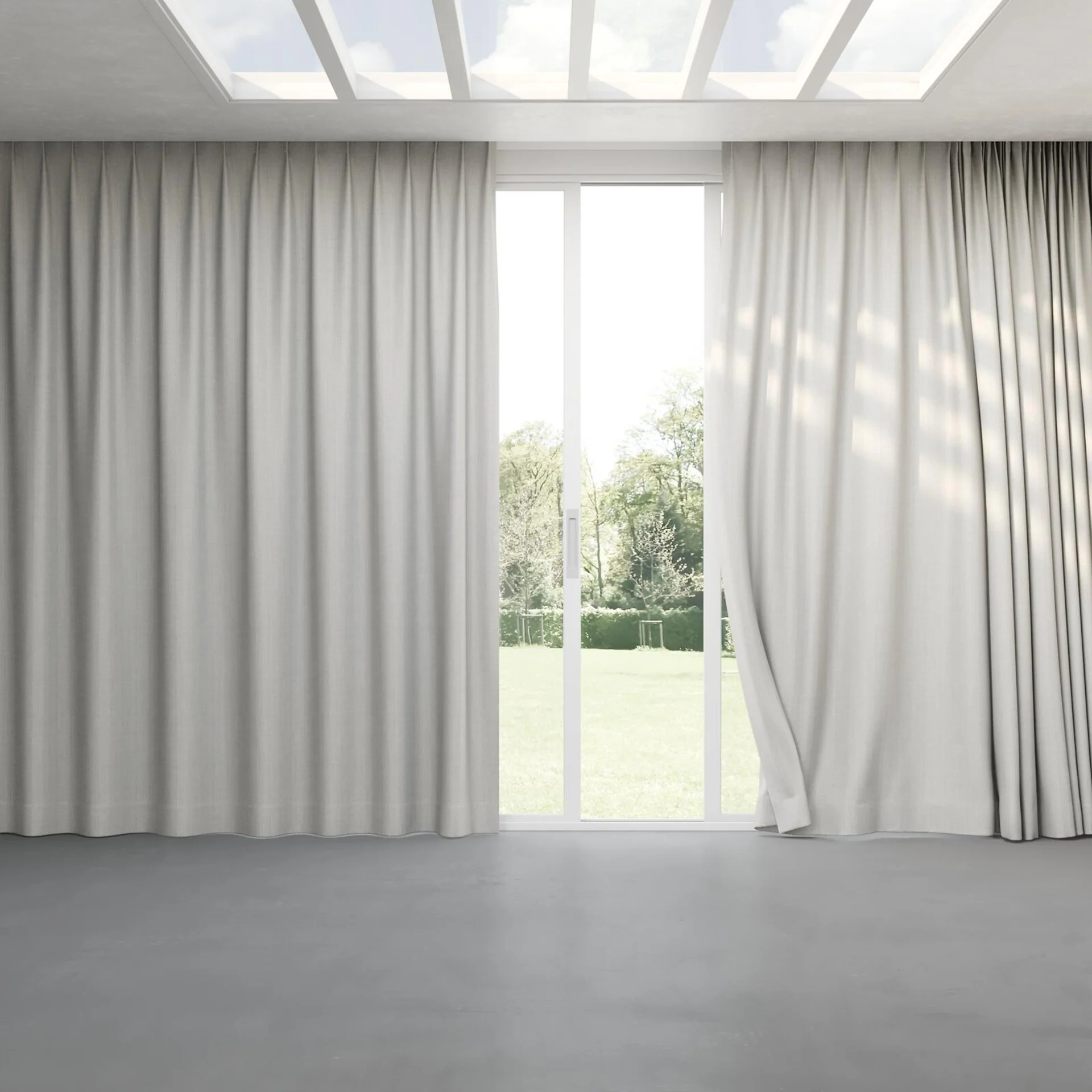 Full view of Gent Fog, pinch pleat