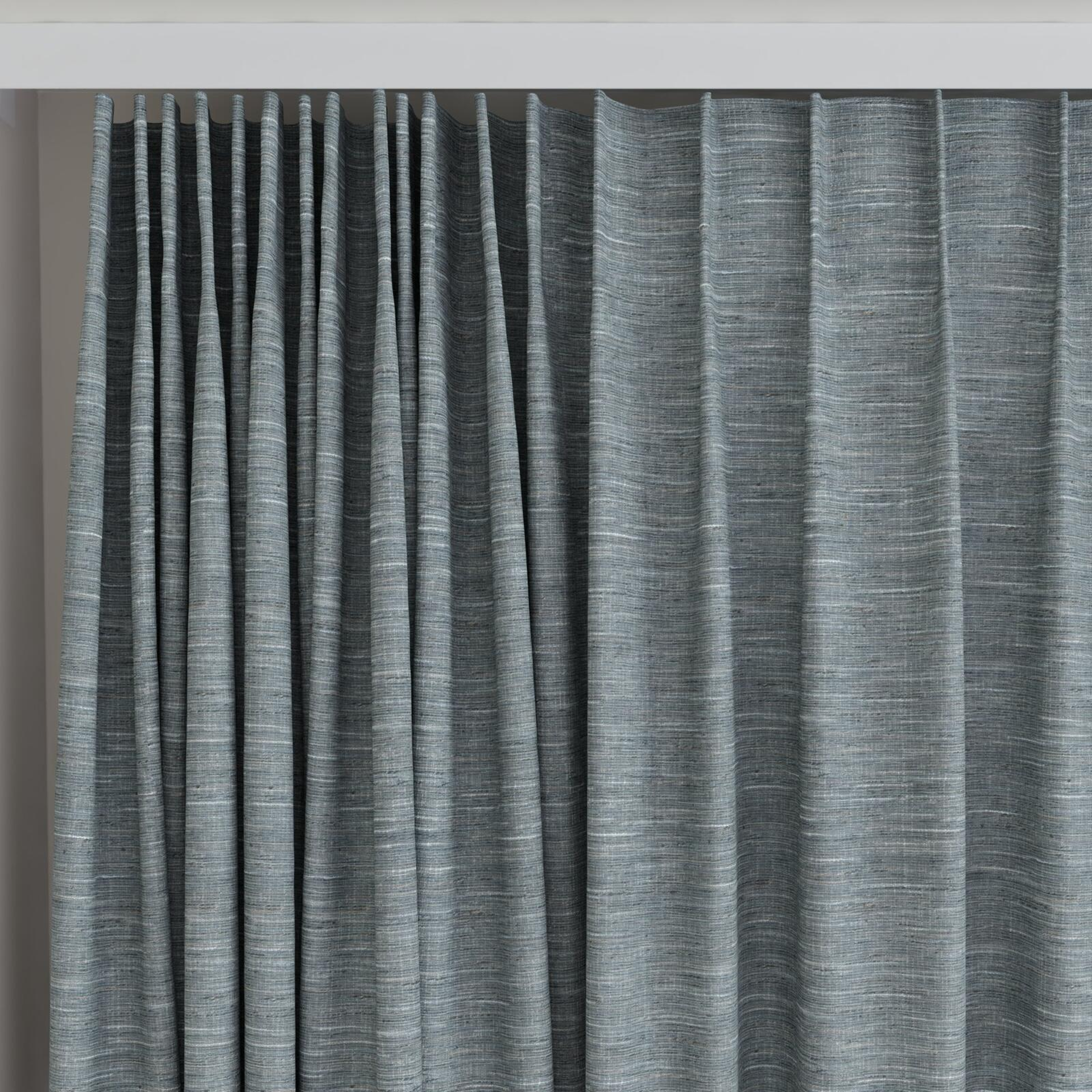 Top view of Venus Mist, on curtain rail