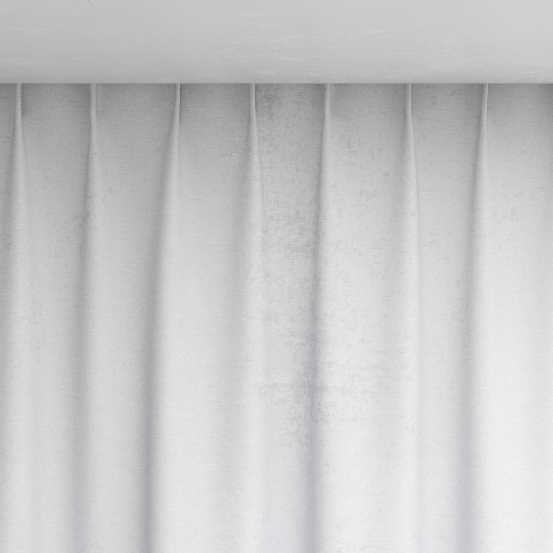 Top view of Lambada Snow, pinch pleat