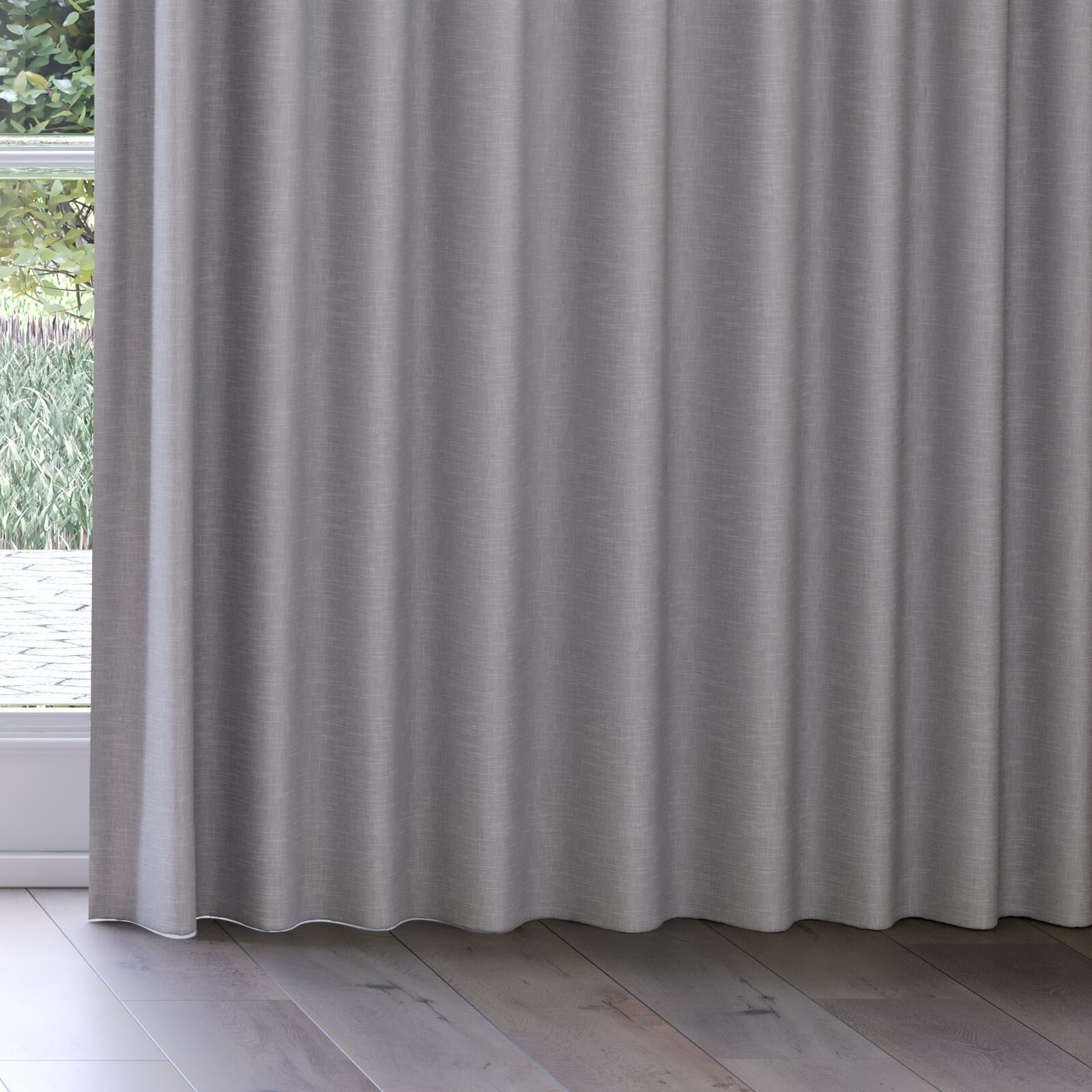 Bottom view of Artemis Elephant, on curtain rail