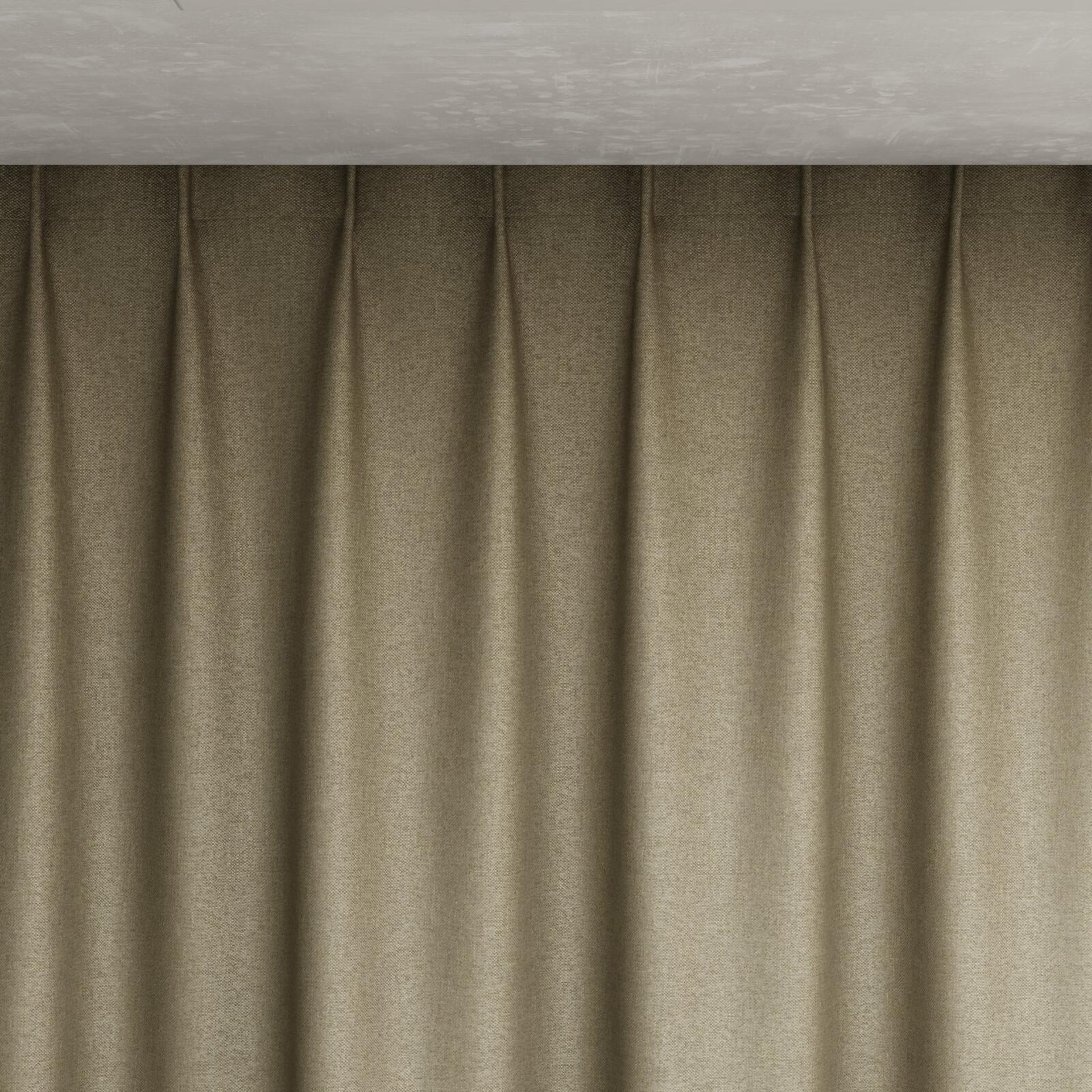 Top view of Bronco Cement, pinch pleat
