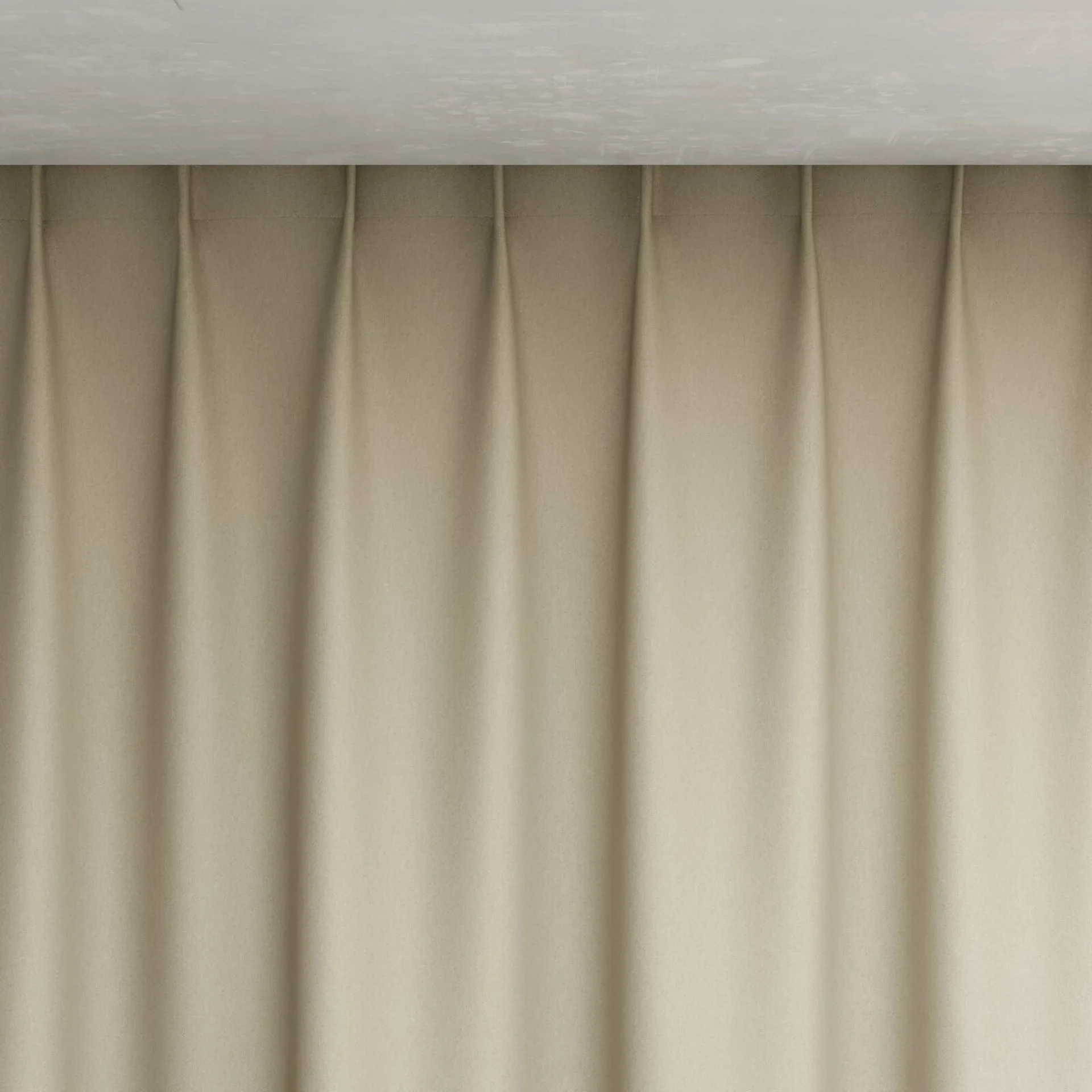 Top view of Woolskin Mushroom, pinch pleat