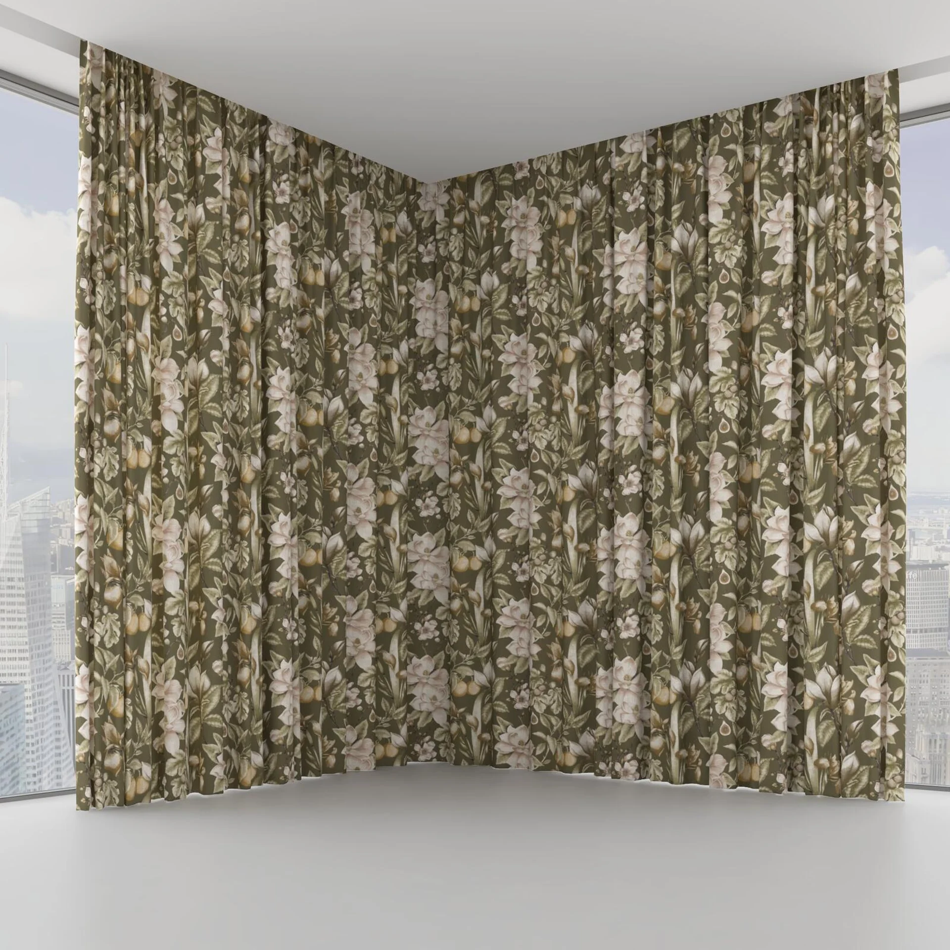 Front view of Botanist Moss, on hidden rail