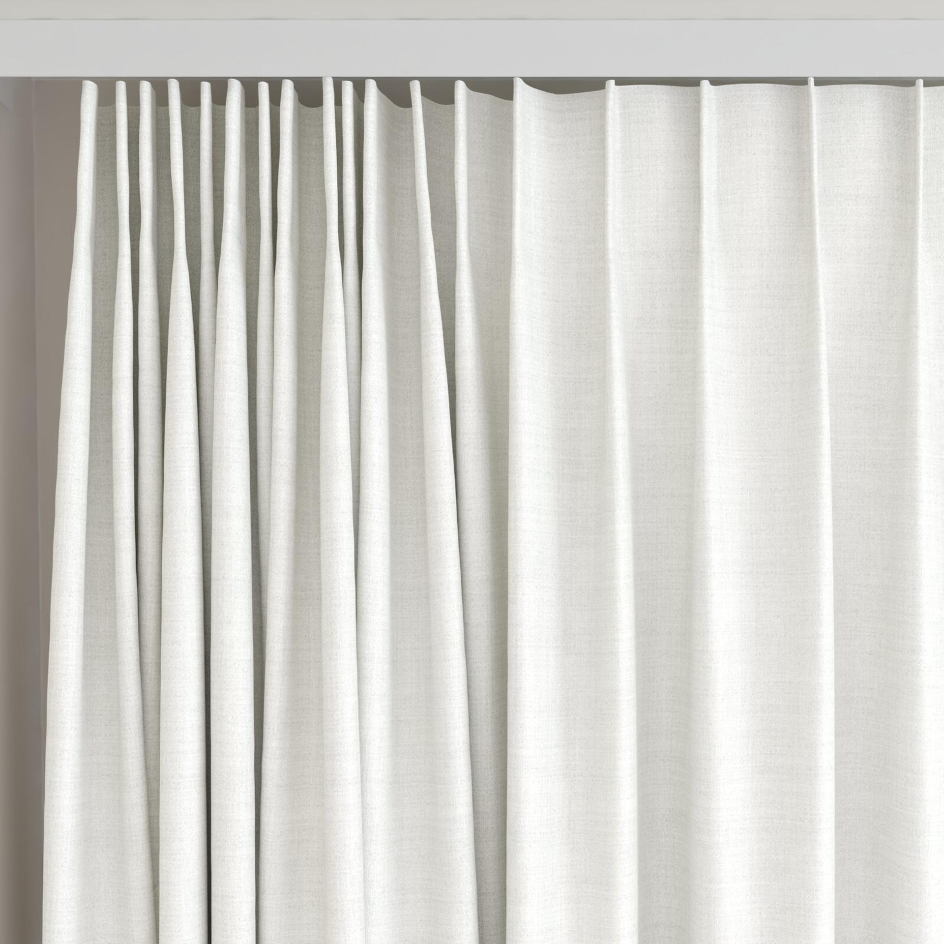 Top view of Keystone Pure, on curtain rail