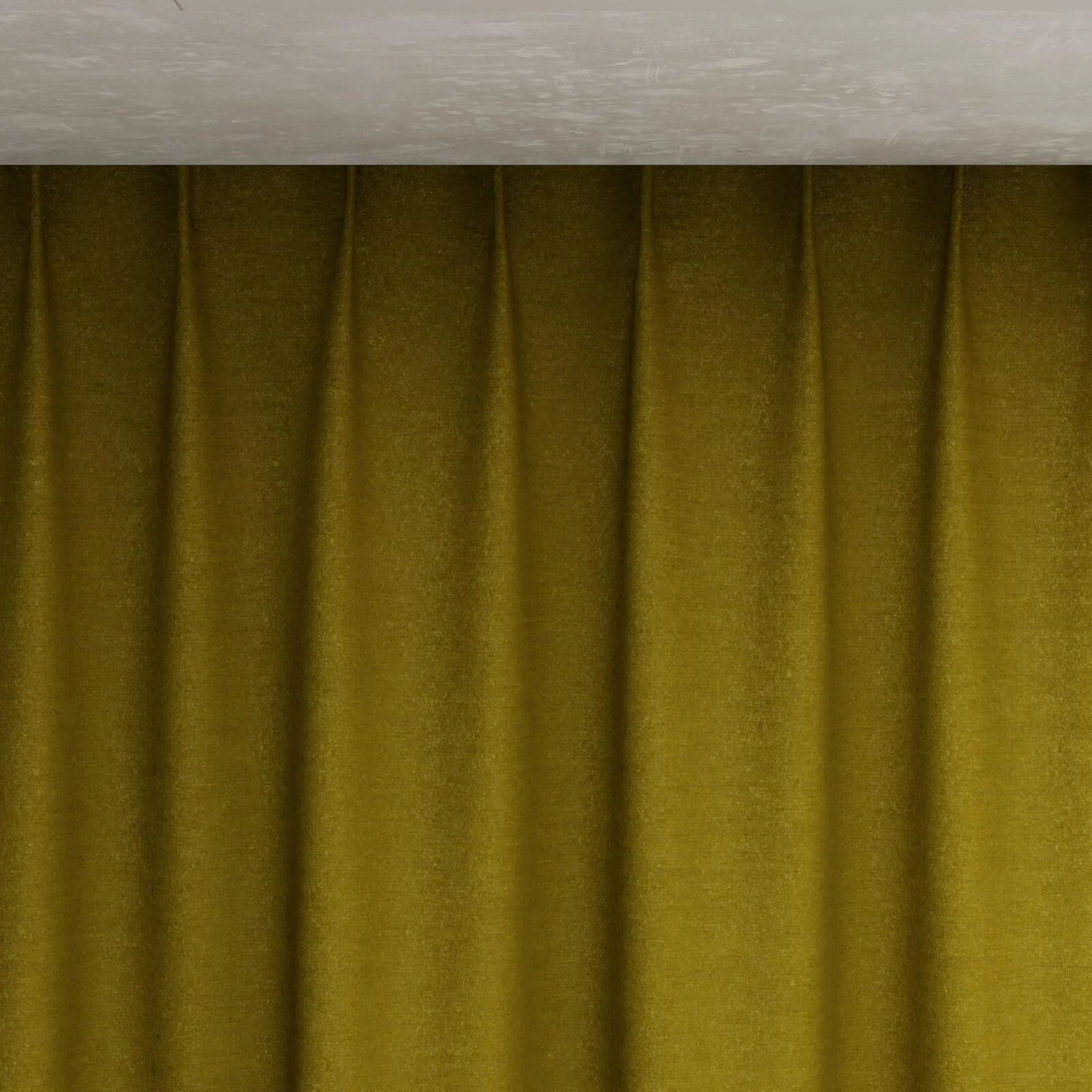 Top view of Drama Oasis, pinch pleat
