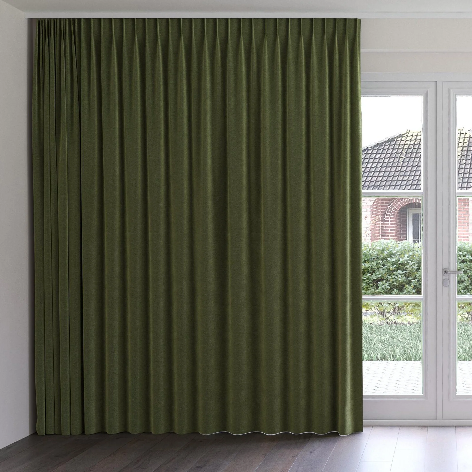 Front view of Geneva Forest, on curtain rail