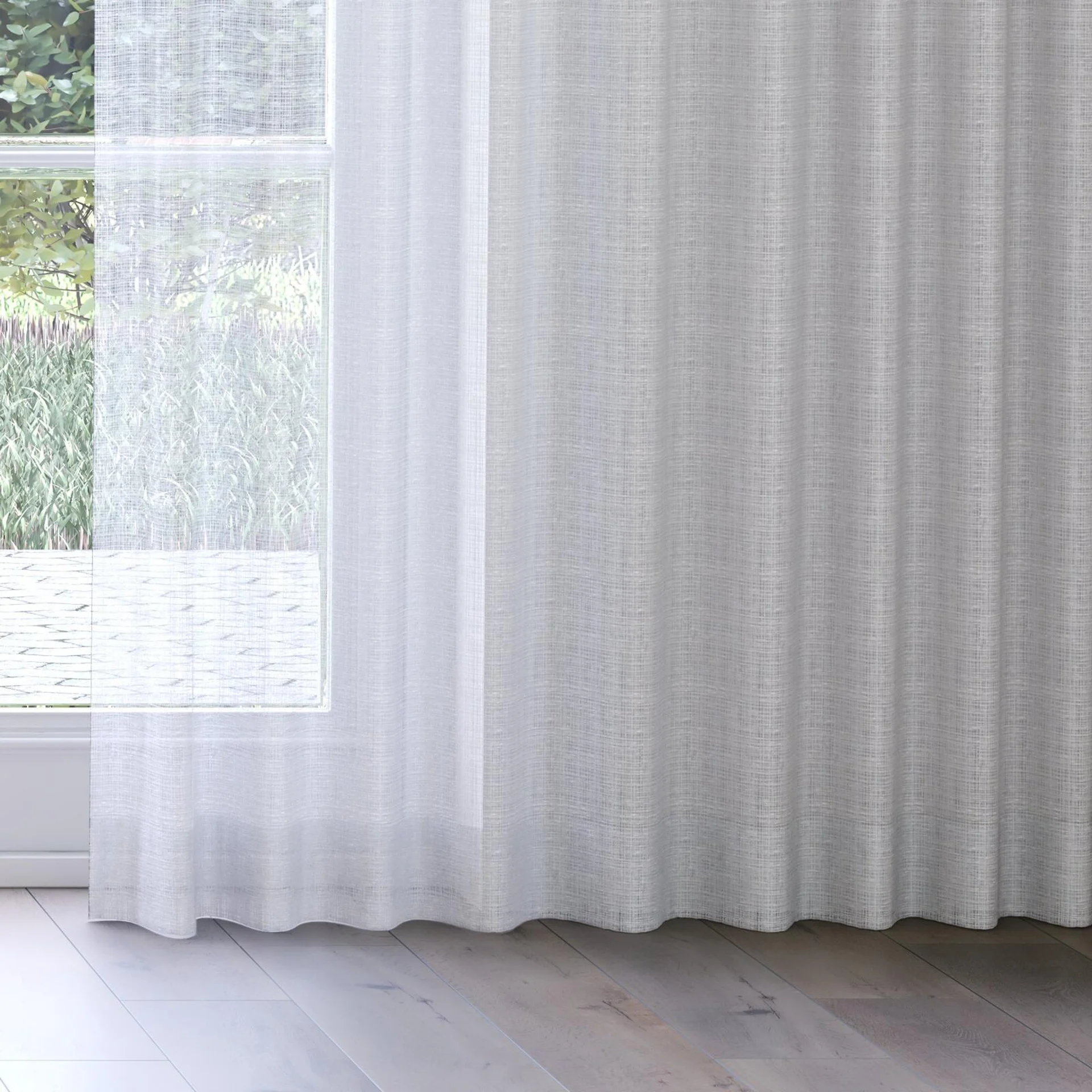 Bottom view of Scandinese Sky, on curtain rail