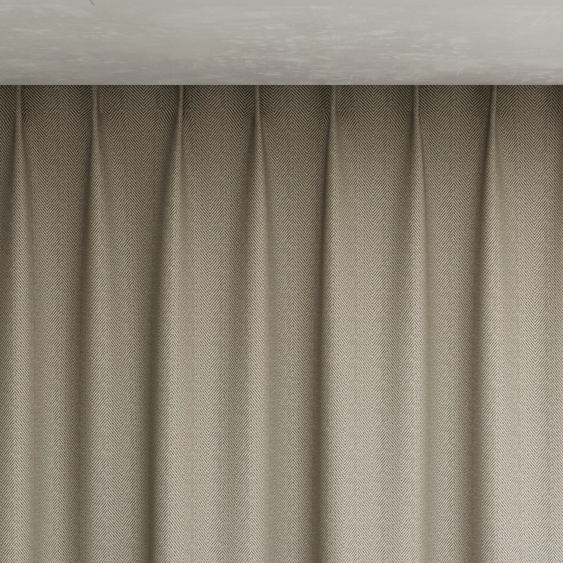 Top view of Trailblazer Pebble, pinch pleat