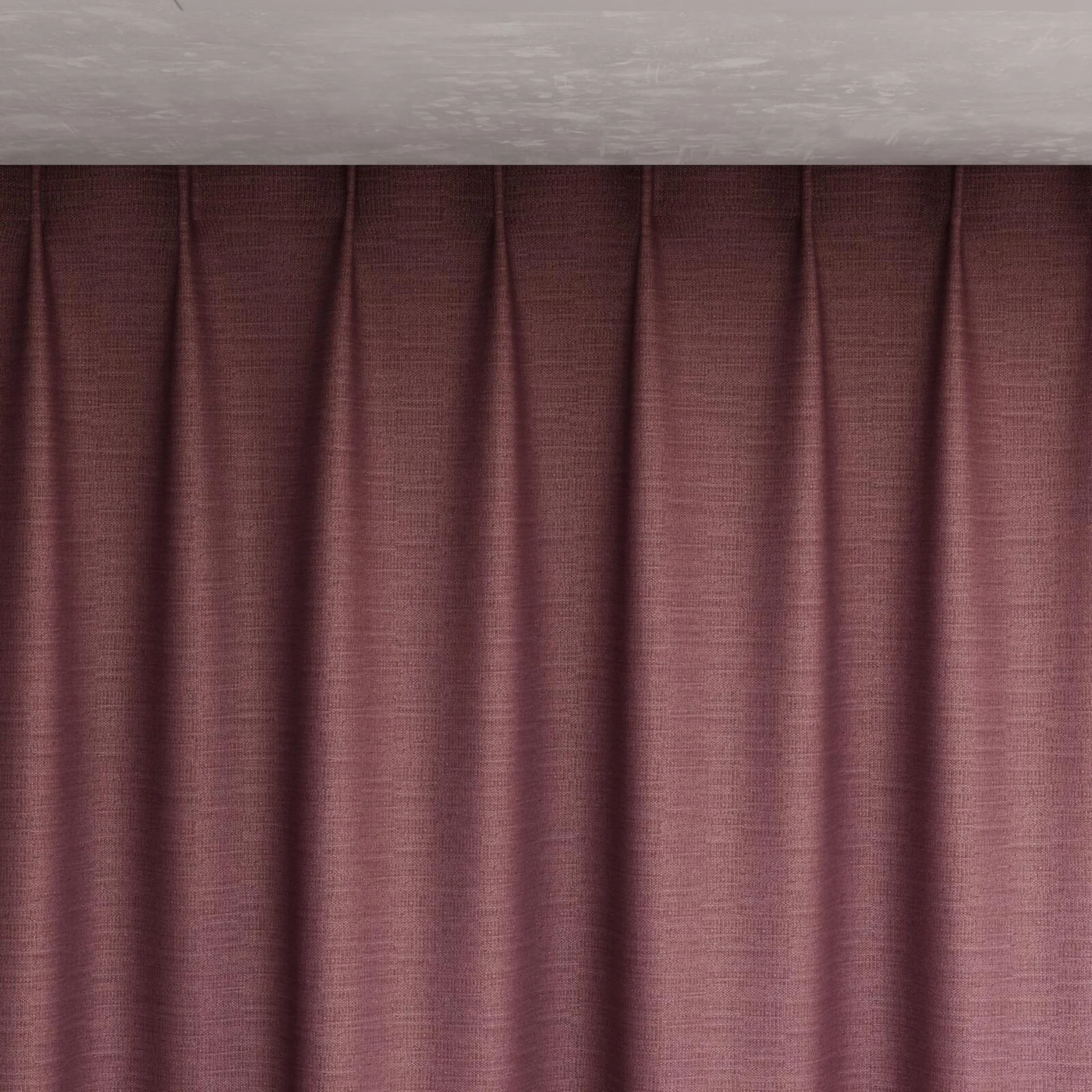 Top view of Linex Boudoir, pinch pleat