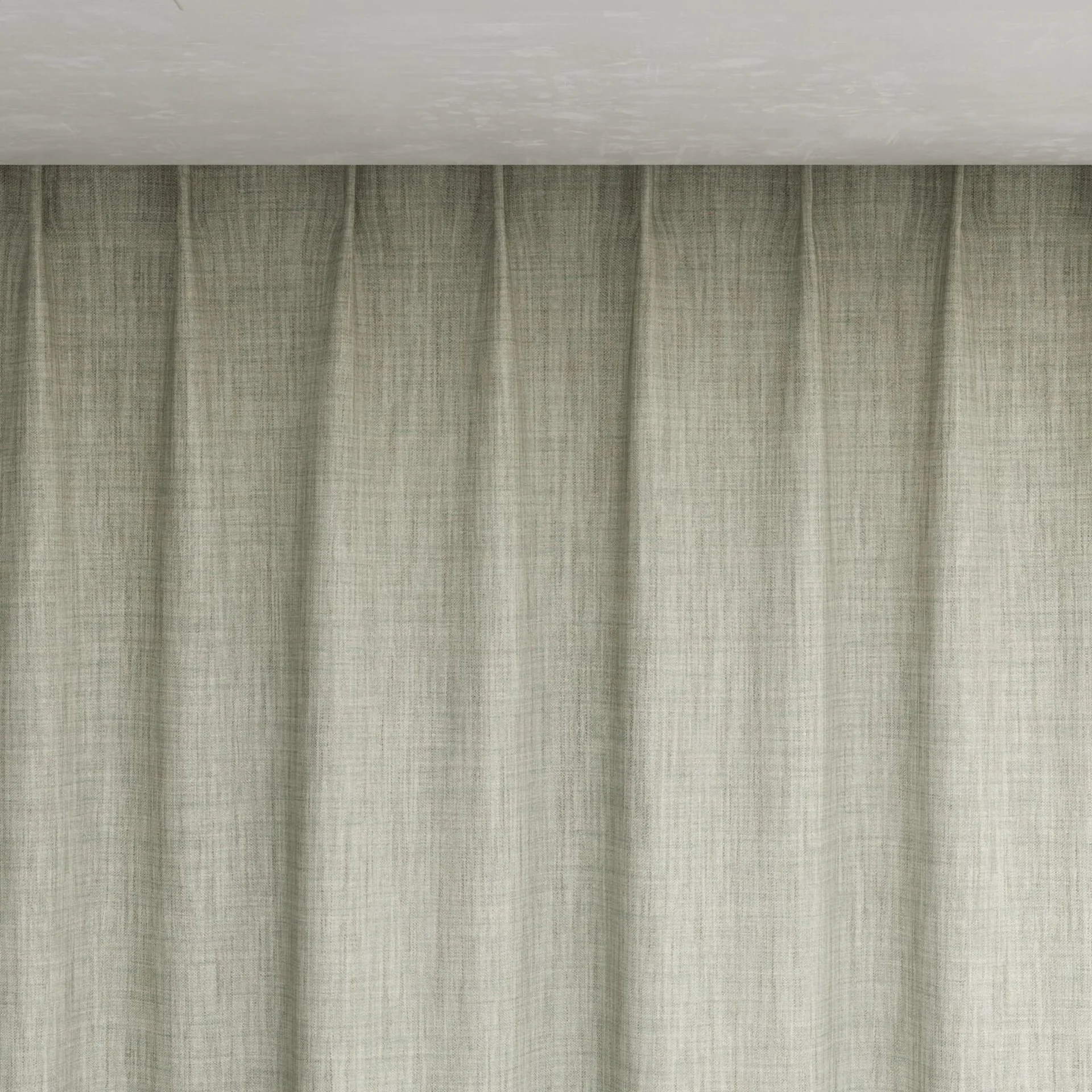 Top view of Chatham Spring, pinch pleat