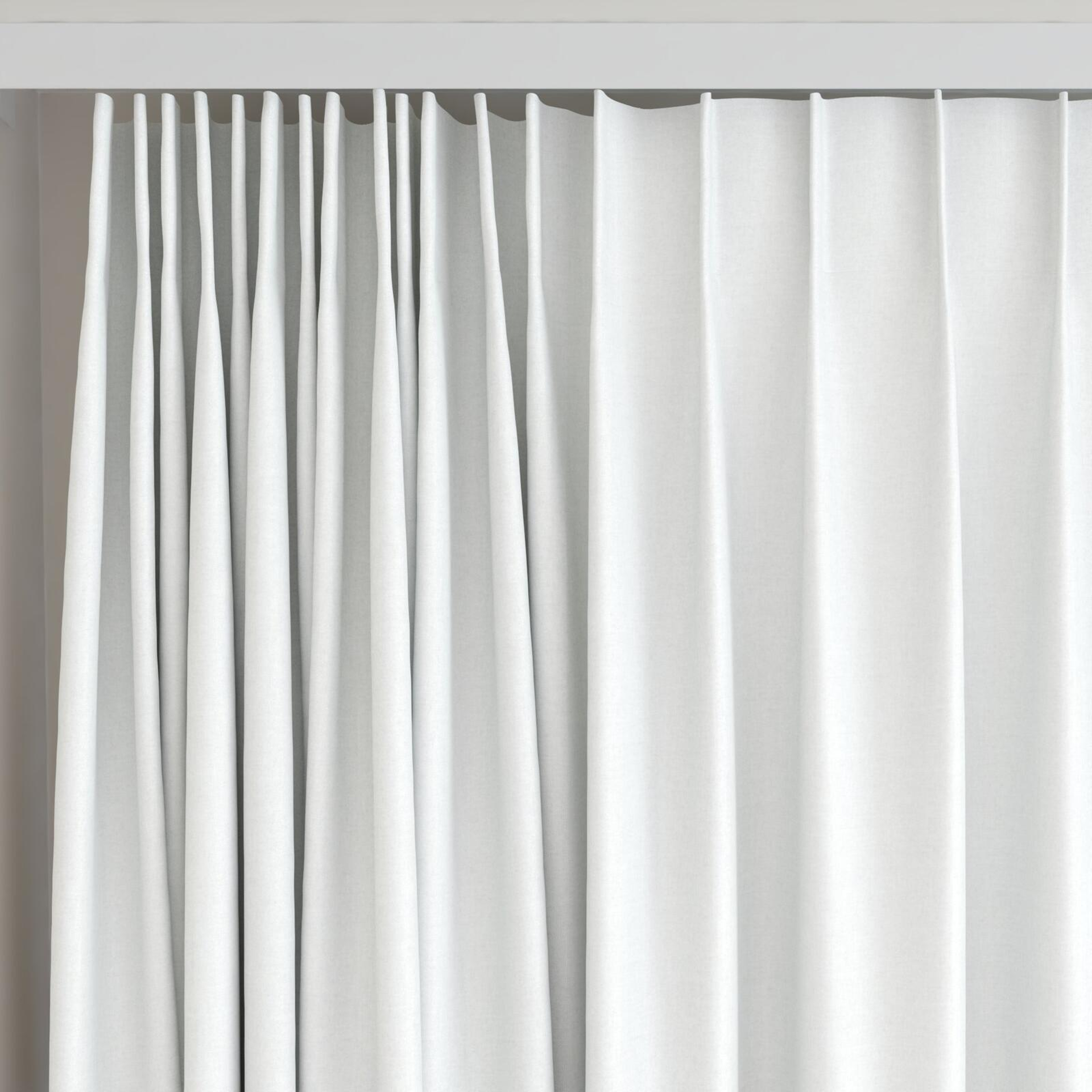 Top view of Re Delis Swan, on curtain rail