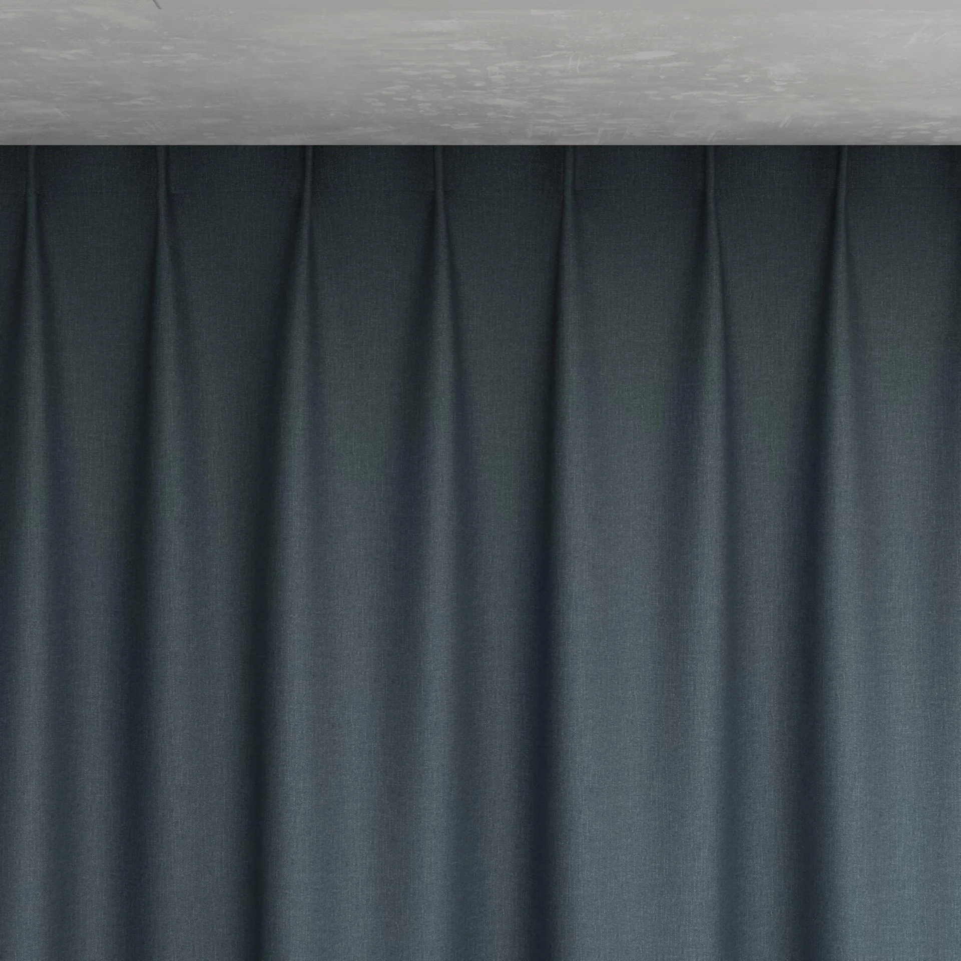 Top view of Excel Spruce, pinch pleat