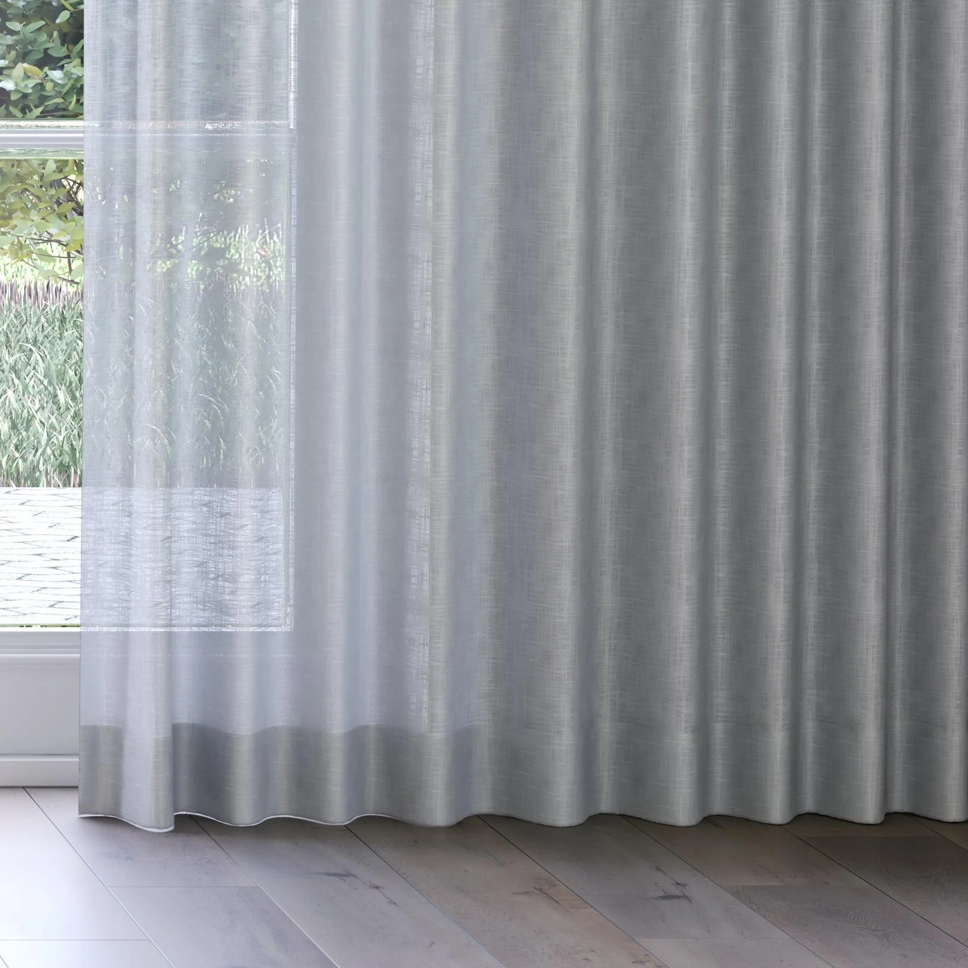Bottom view of Charanga Shadow, on curtain rail