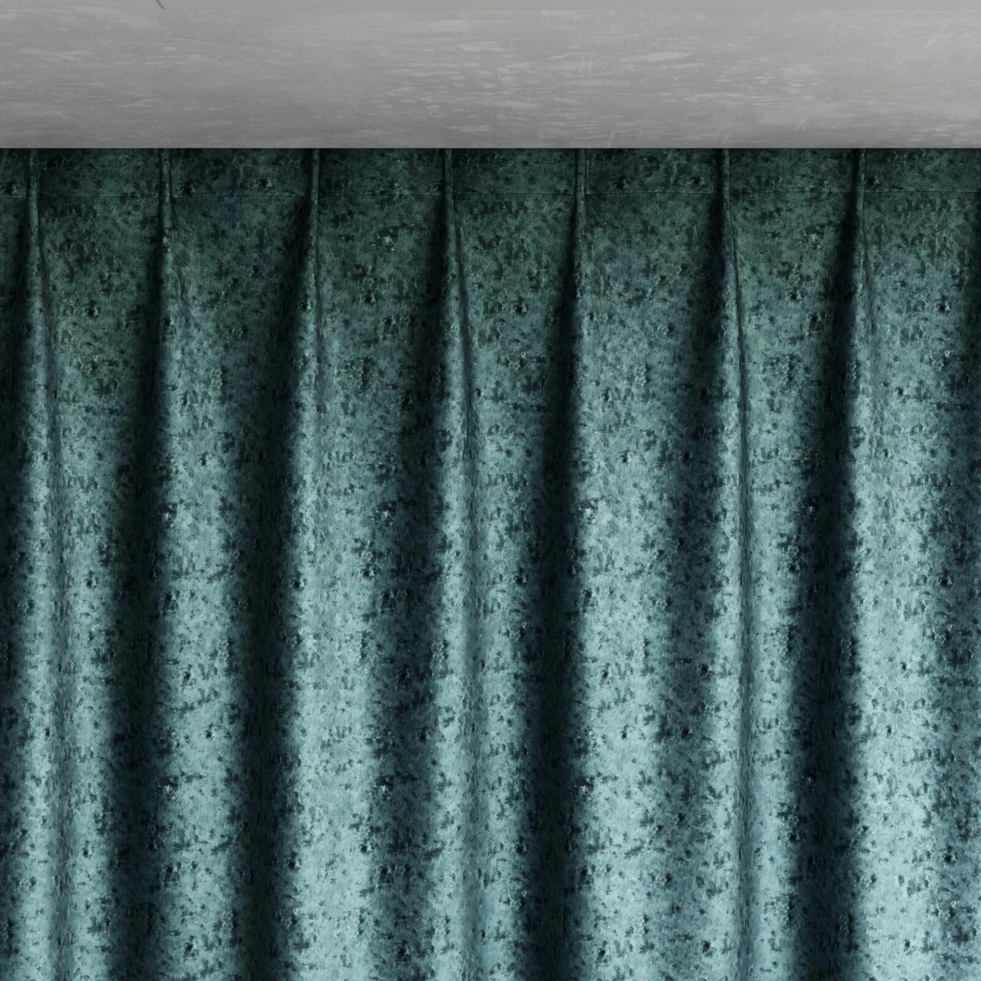 Top view of Opera Scuba, pinch pleat