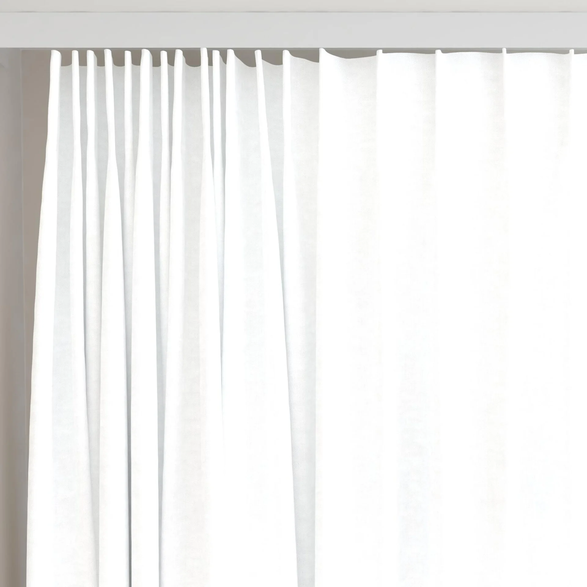 Top view of Goa Ice, on curtain rail