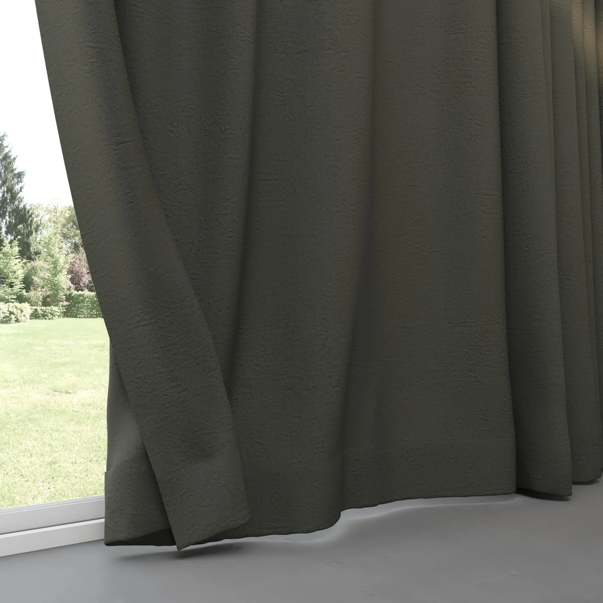 Bottom view of Azulejo Martini, pinch pleat