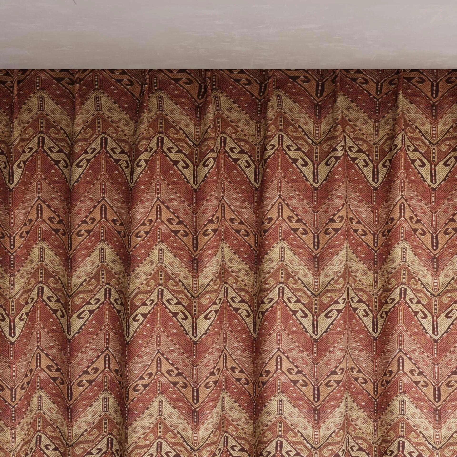 Top view of Lanteira Sienna, pinch pleat