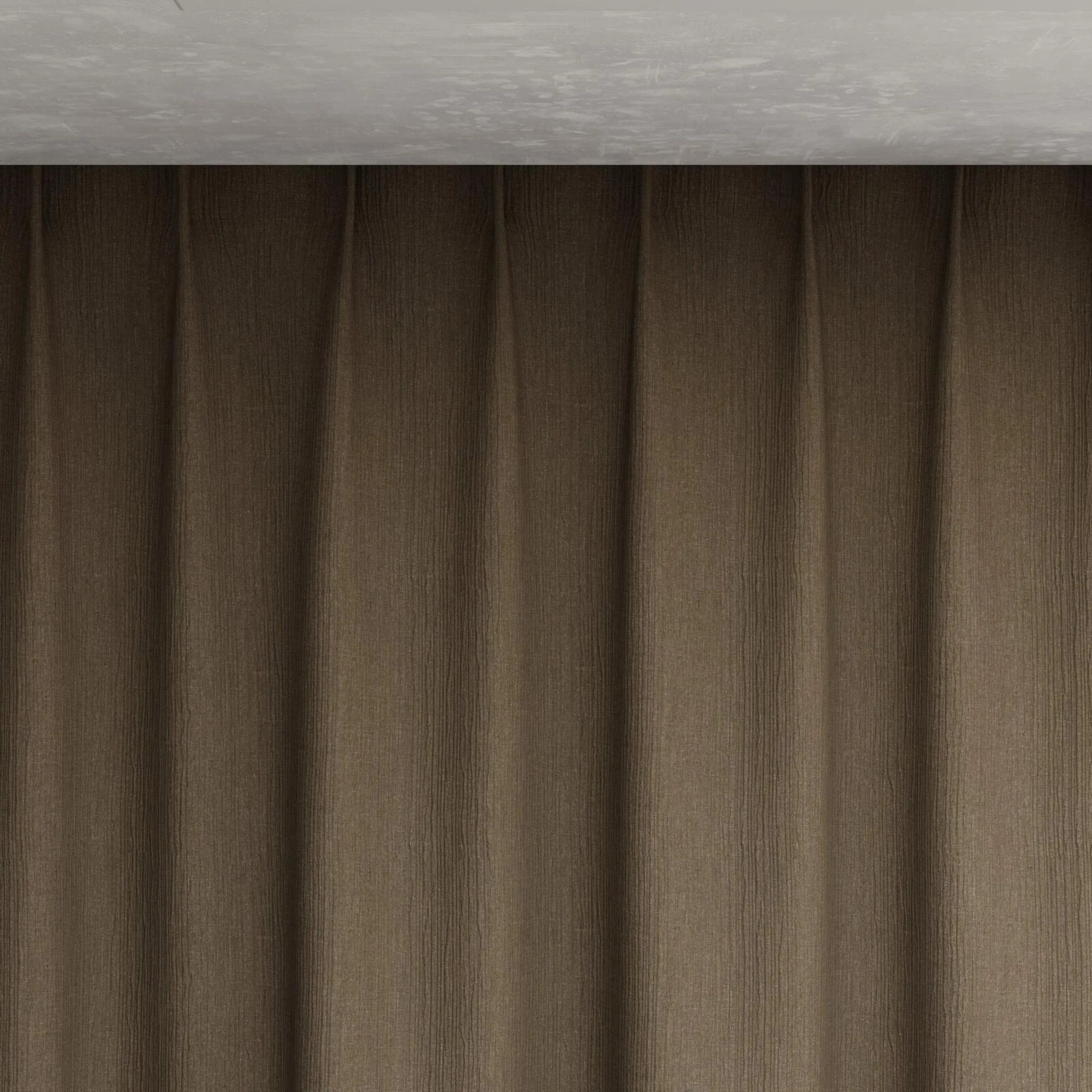 Top view of Northstar Nut, pinch pleat