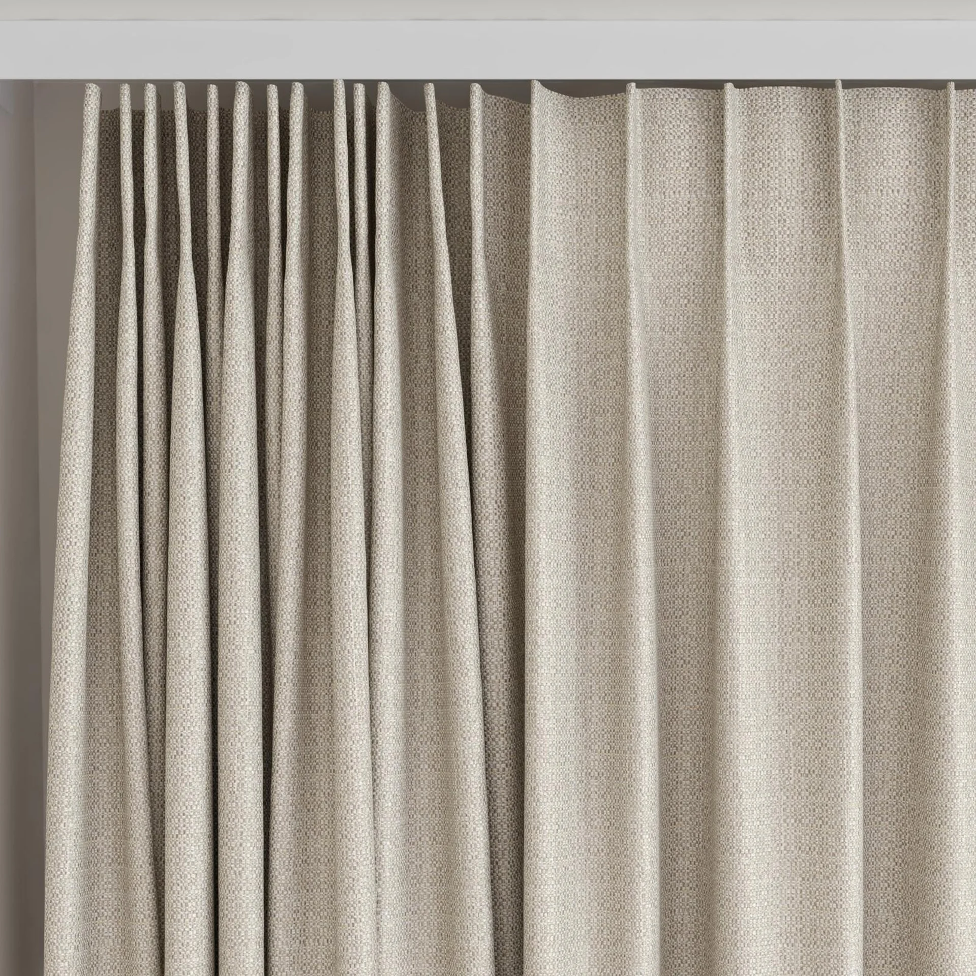 Top view of Saturn Fossil, on curtain rail