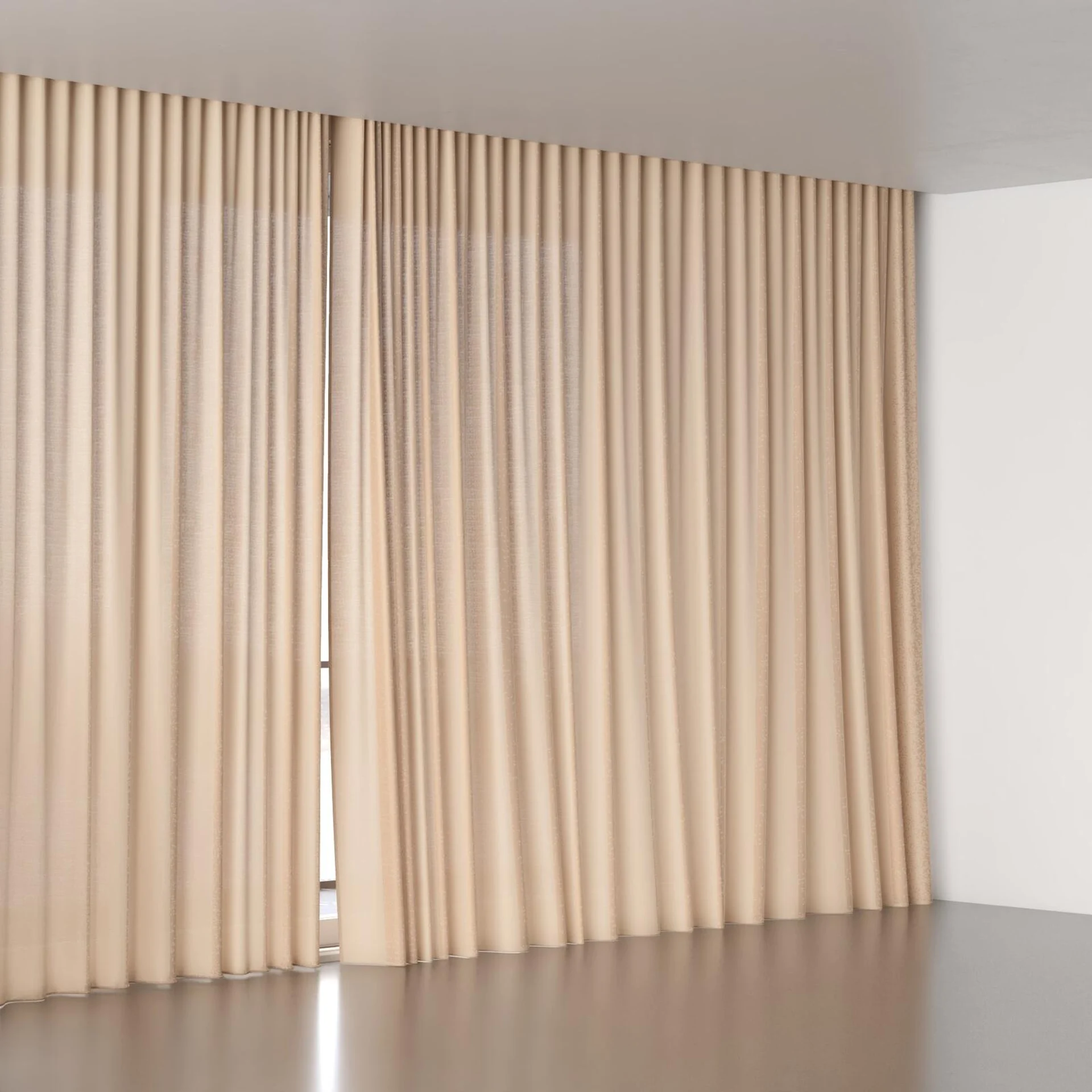 Full view of Kite Bellini, wave pleat