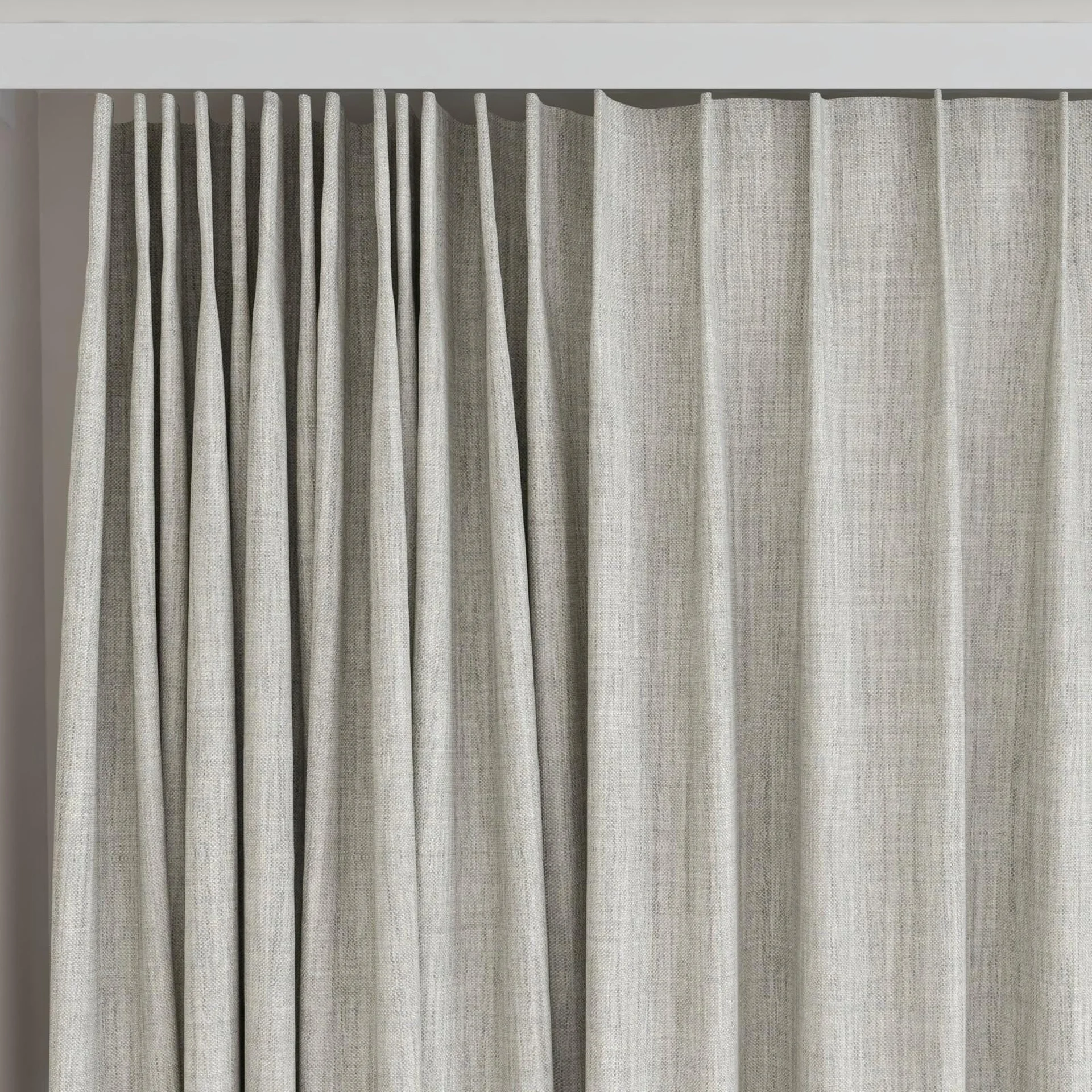 Top view of Chatham Wind, on curtain rail