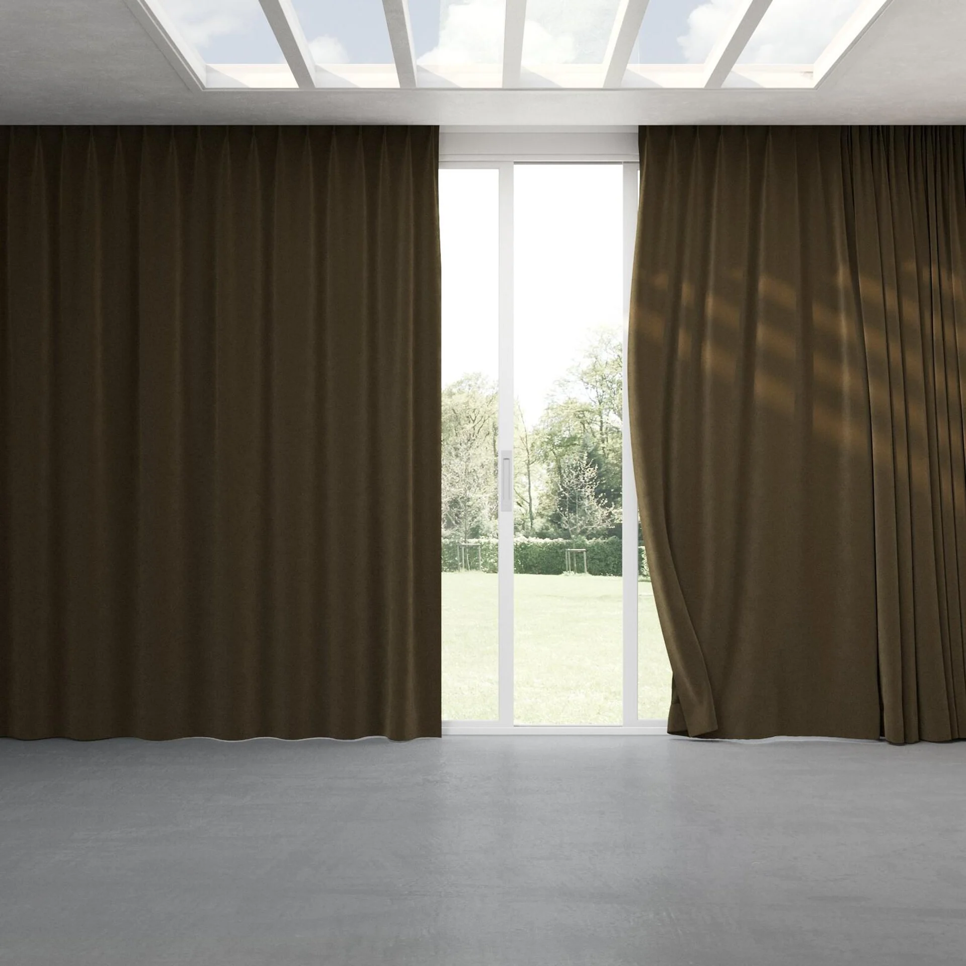 Full view of Vienna Vintage, pinch pleat