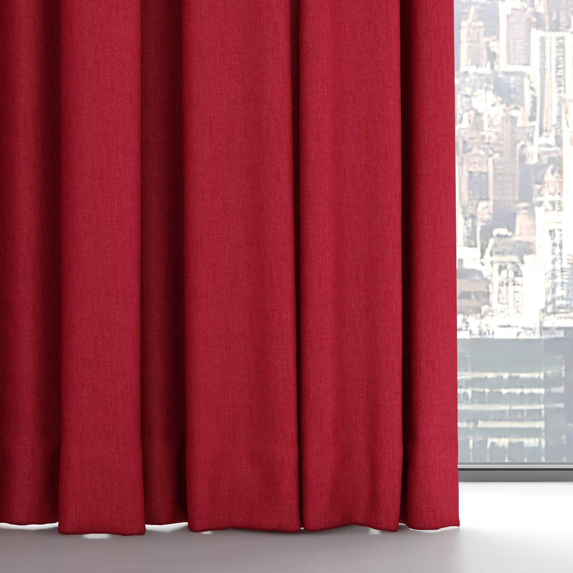 Bottom view of Cushy Cerise, on hidden rail