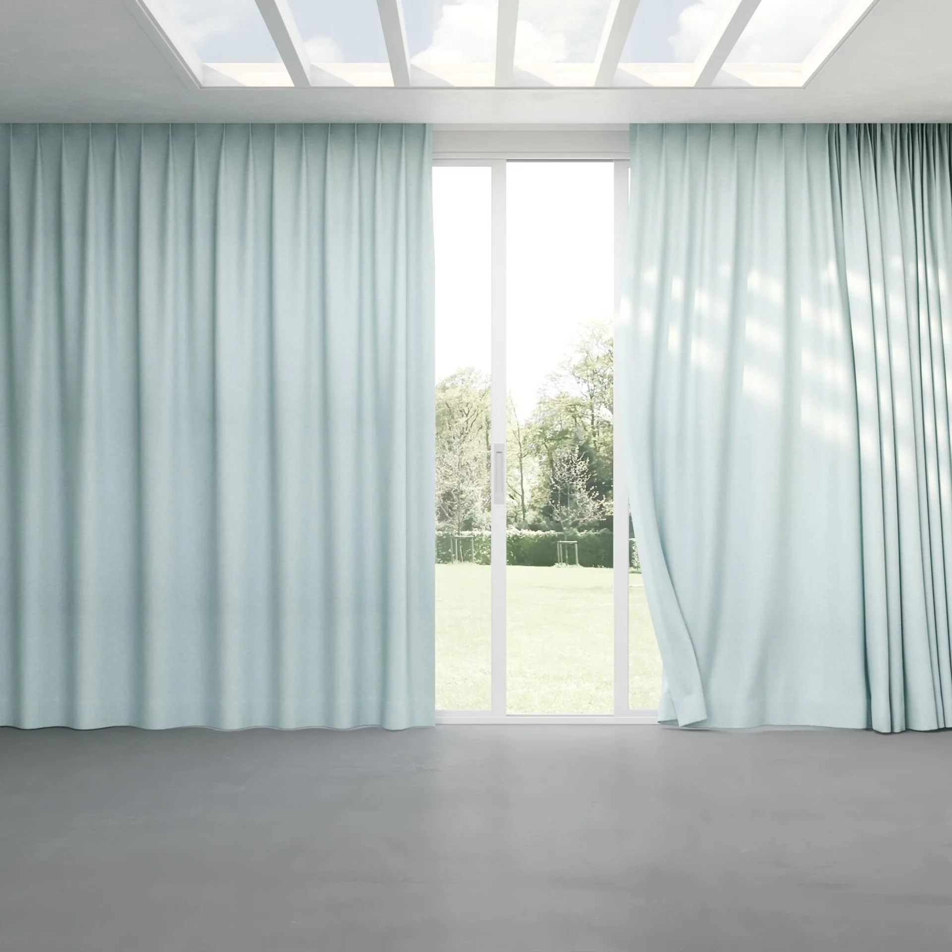 Full view of Goa Spa, pinch pleat