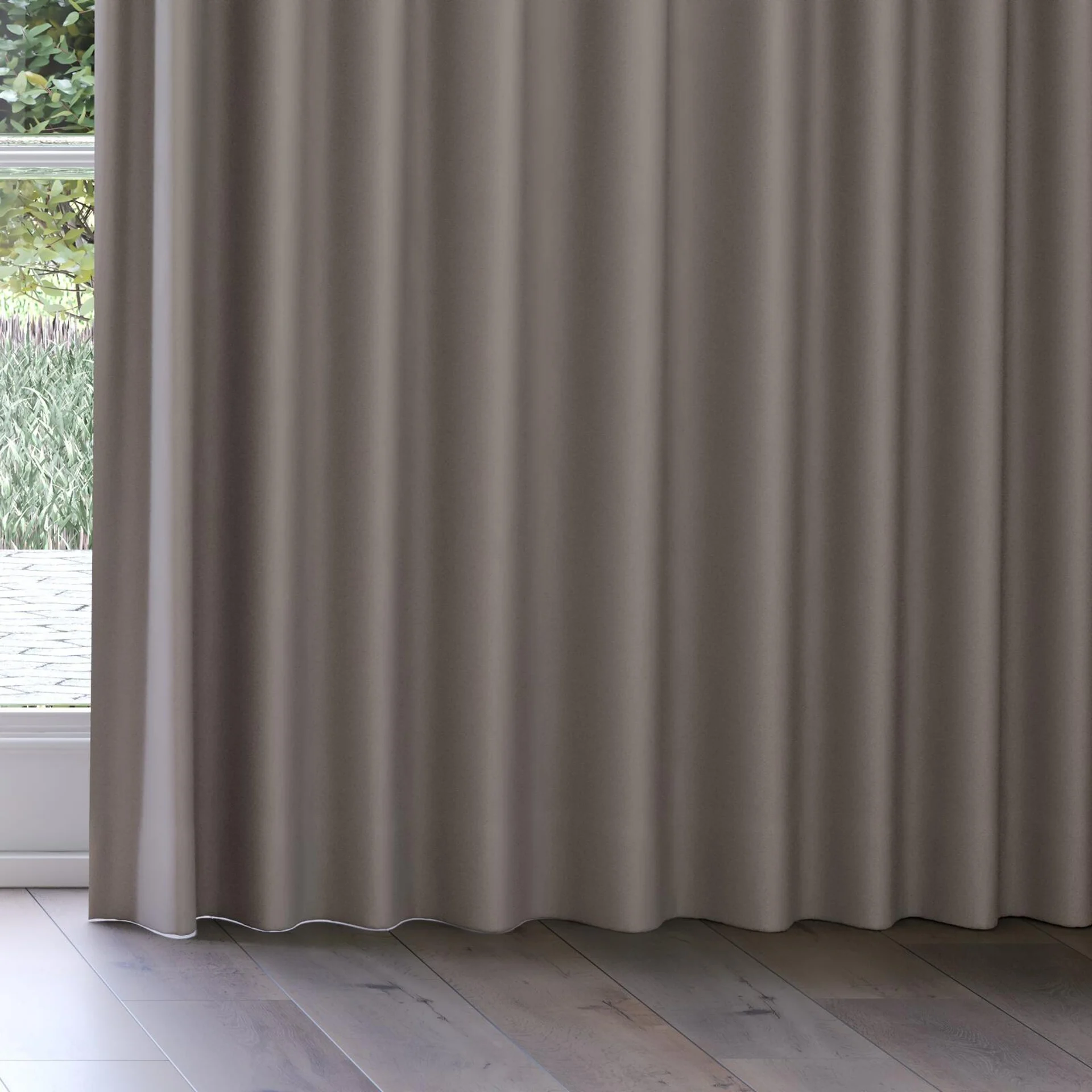 Bottom view of Quantum FR Fossil, on curtain rail