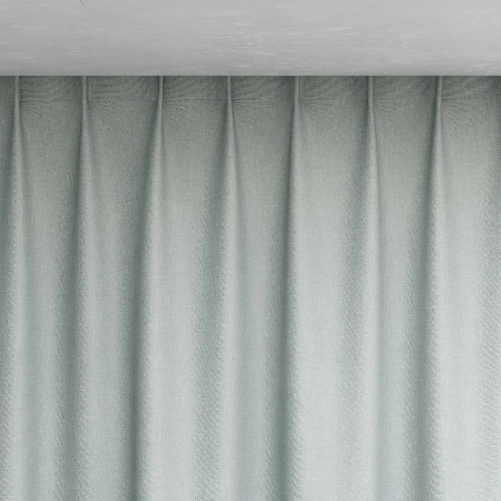 Top view of Glamour Cloud, pinch pleat