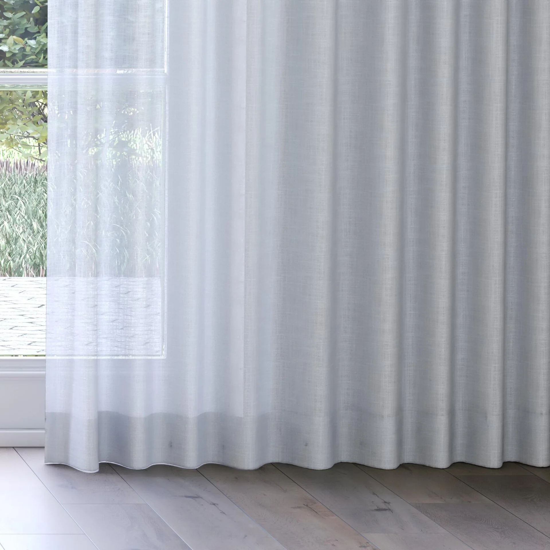 Bottom view of Release Whisper, on curtain rail