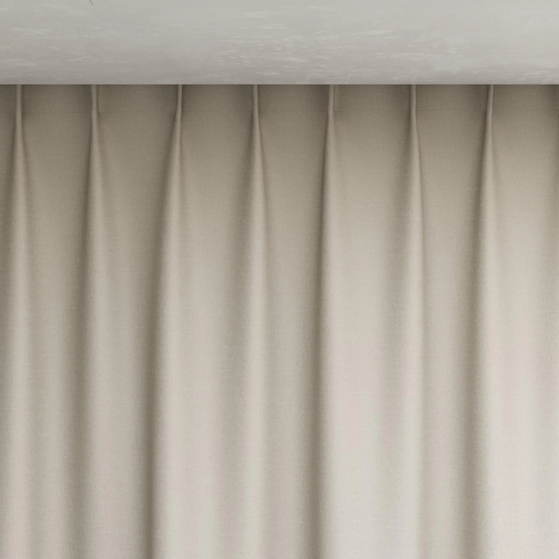 Top view of Urban Dune, pinch pleat