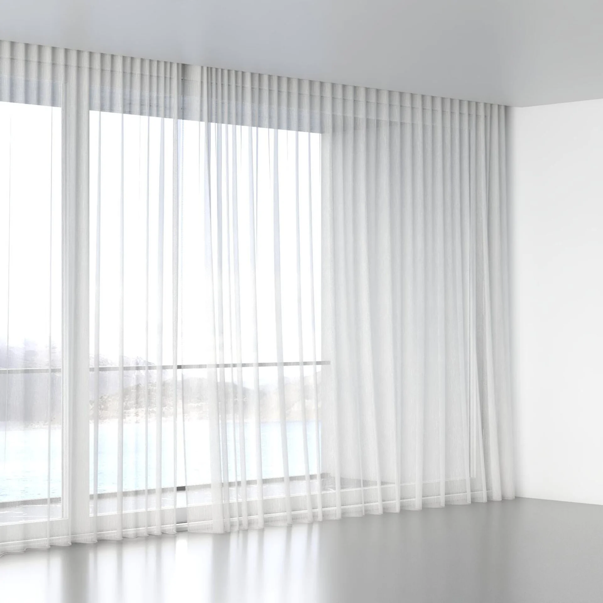 Full view of Rhythm Mist, wave pleat