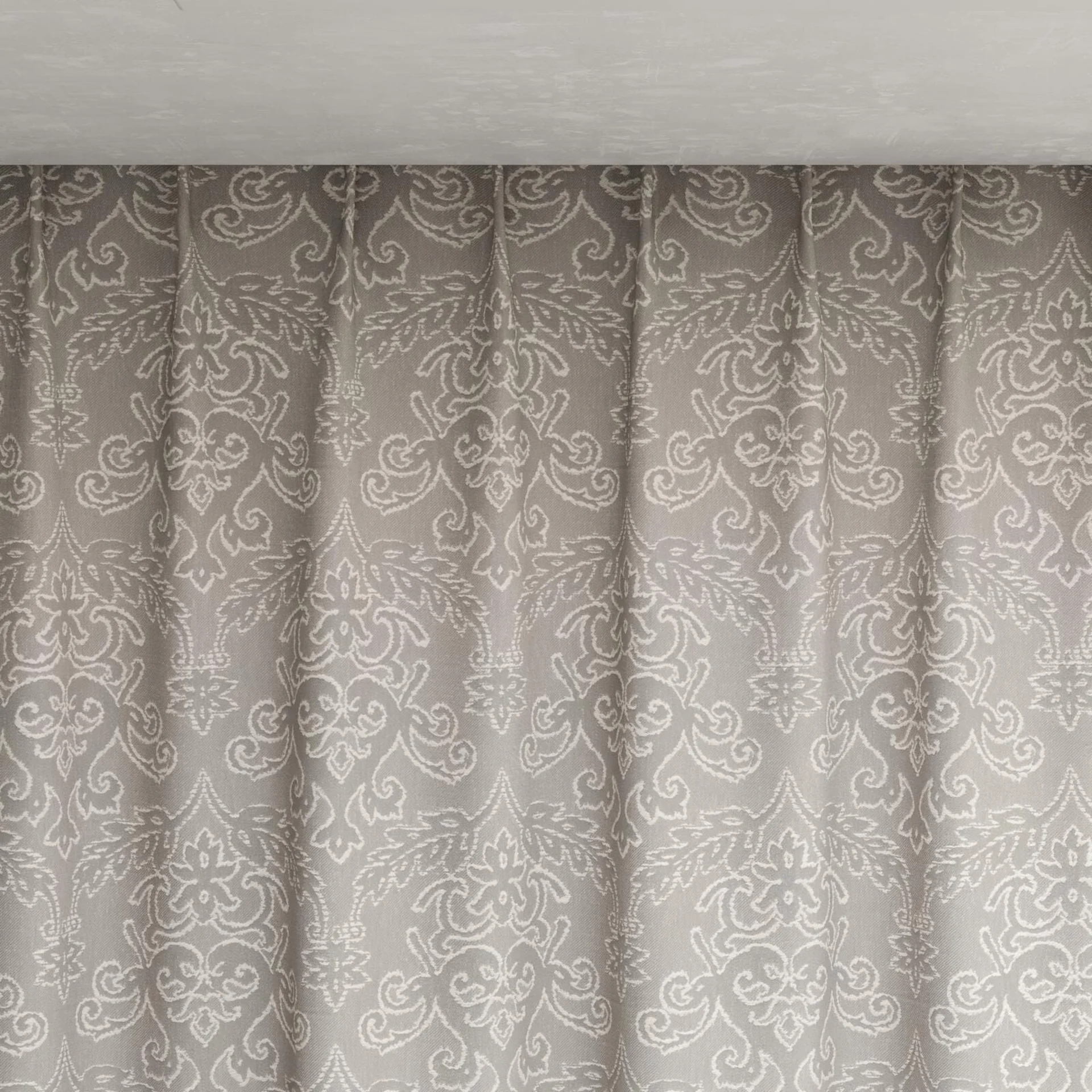 Top view of Notting Hill Dove, pinch pleat