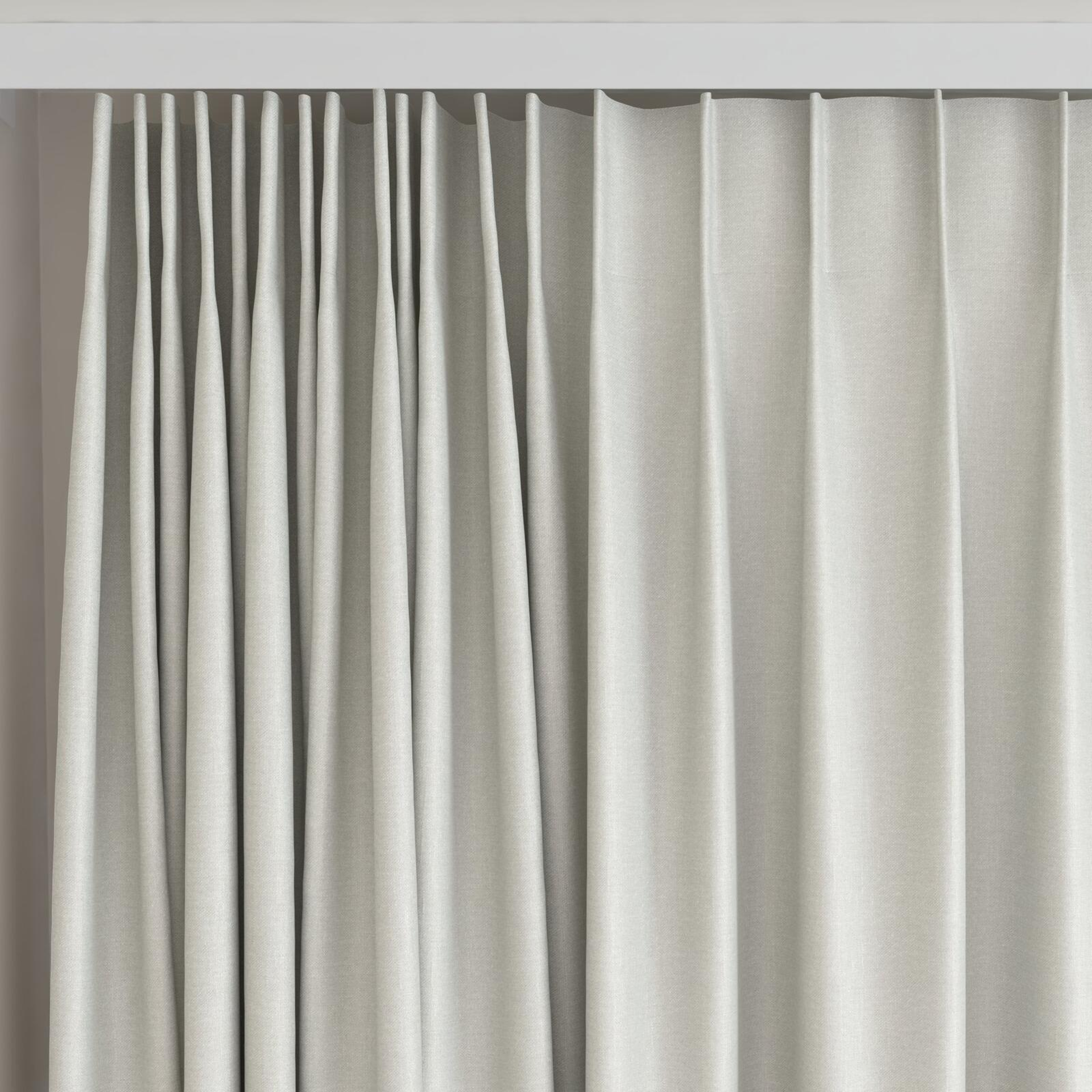 Top view of Atelier Willow, on curtain rail